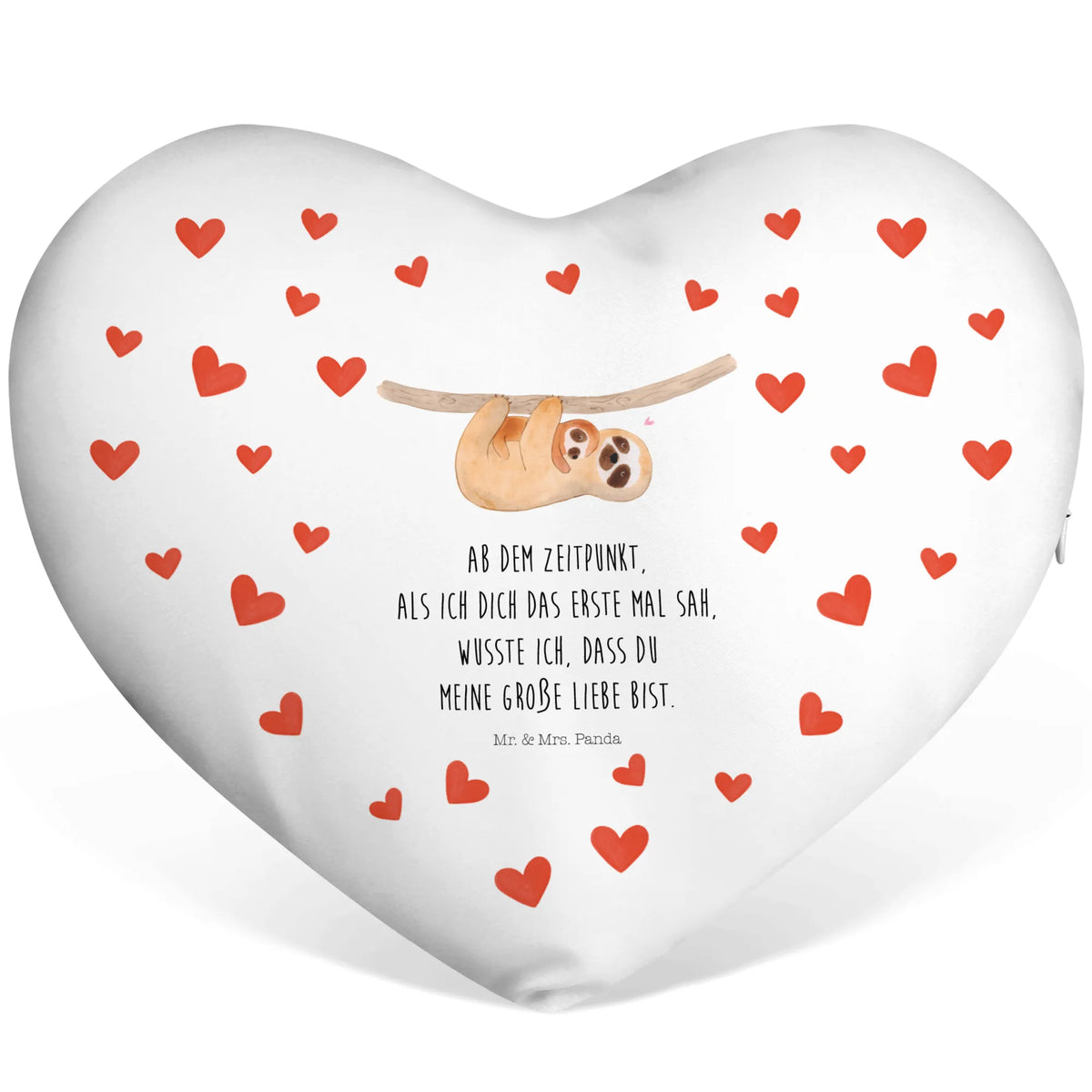 Heart cushion sloth child Sloth, sloth, trend animal, mom, birth, baby, love, child, mother