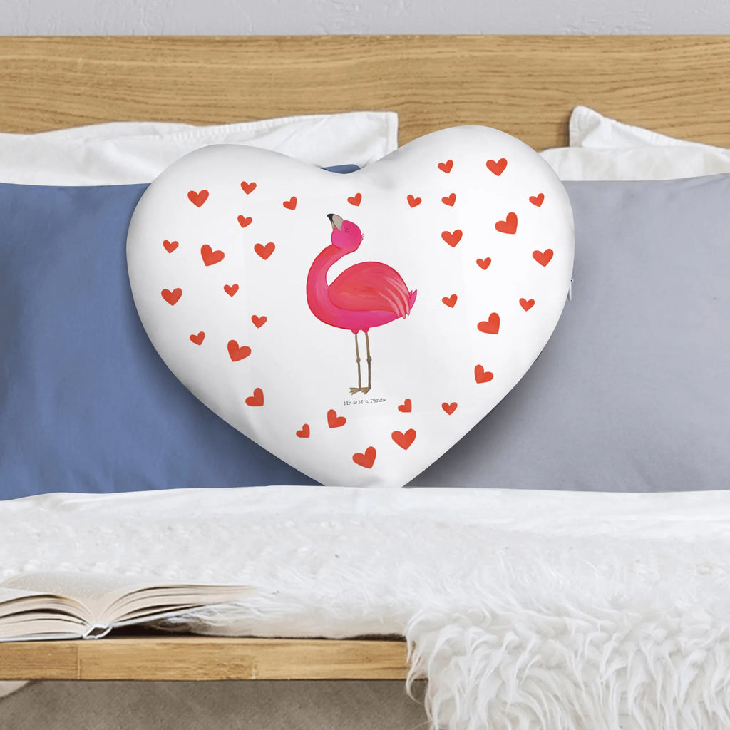 Heart cushion flamingo Proud Flamingo, pink, pink bird, bird of paradise, red, flamingo decoration, gift pink, gifts, gift idea, children, adults, girls, flamingo fans, summer, vacation, sea, unusual gifts in pink, pink gifts, girls gifts, small gifts, Caribbean feeling, funny sayings, daughter, proud, sister, self-acceptance, best friend, joy, self-love, friend, mom
