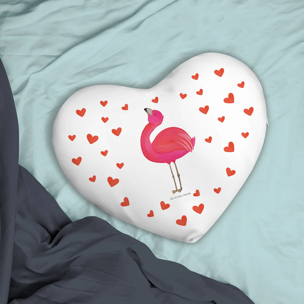 Heart cushion flamingo Proud Flamingo, pink, pink bird, bird of paradise, red, flamingo decoration, gift pink, gifts, gift idea, children, adults, girls, flamingo fans, summer, vacation, sea, unusual gifts in pink, pink gifts, girls gifts, small gifts, Caribbean feeling, funny sayings, daughter, proud, sister, self-acceptance, best friend, joy, self-love, friend, mom