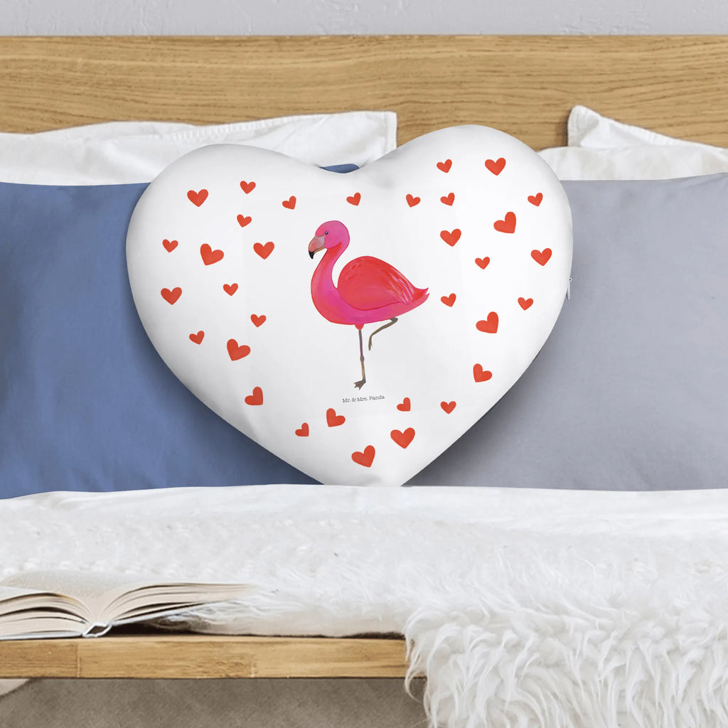 Heart cushion flamingo Classic Flamingo, pink, pink bird, bird of paradise, red, flamingo decoration, gift pink, gifts, gift idea, children, adults, girls, flamingo fans, summer, vacation, sea, unusual gifts in pink, pink gifts, girls gifts, small gifts, Caribbean feeling, funny sayings, Me, Siblings, for me, Unique, Outsider, Saying, Daughter, Pride, Girlfriend, Girlfriends, Self-love, Son