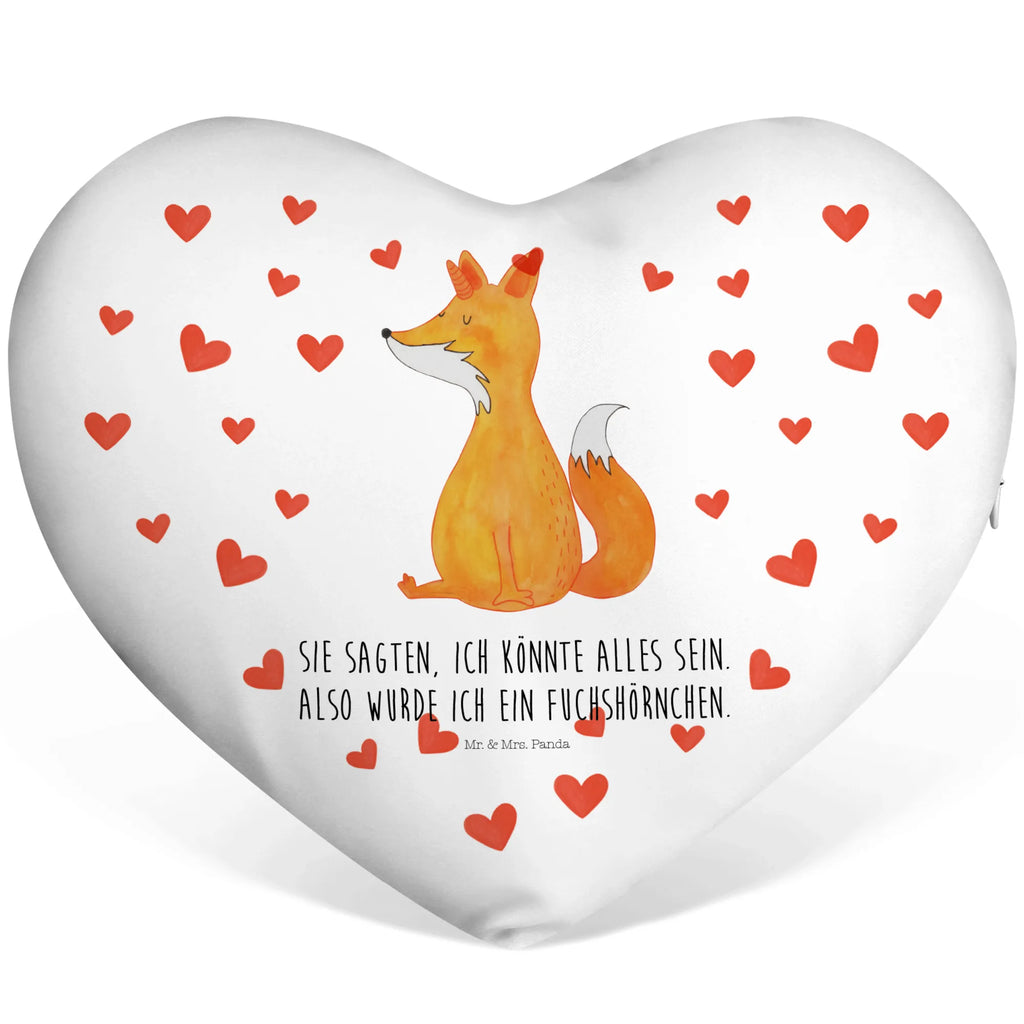 Poduszka w kształcie serca Jednorożec lis Jednorożec, jednorożce, dekoracje jednorożca, jednorożec