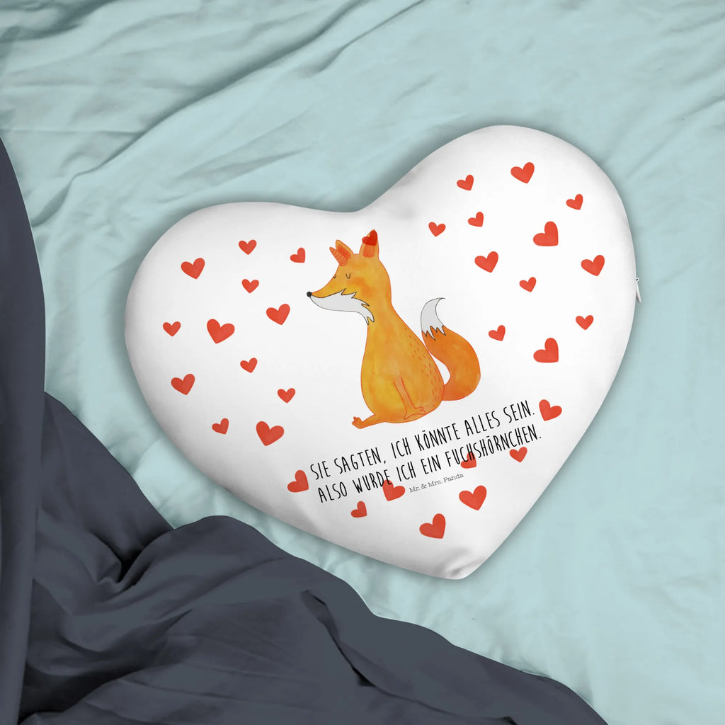 Poduszka w kształcie serca Jednorożec lis Jednorożec, jednorożce, dekoracje jednorożca, jednorożec