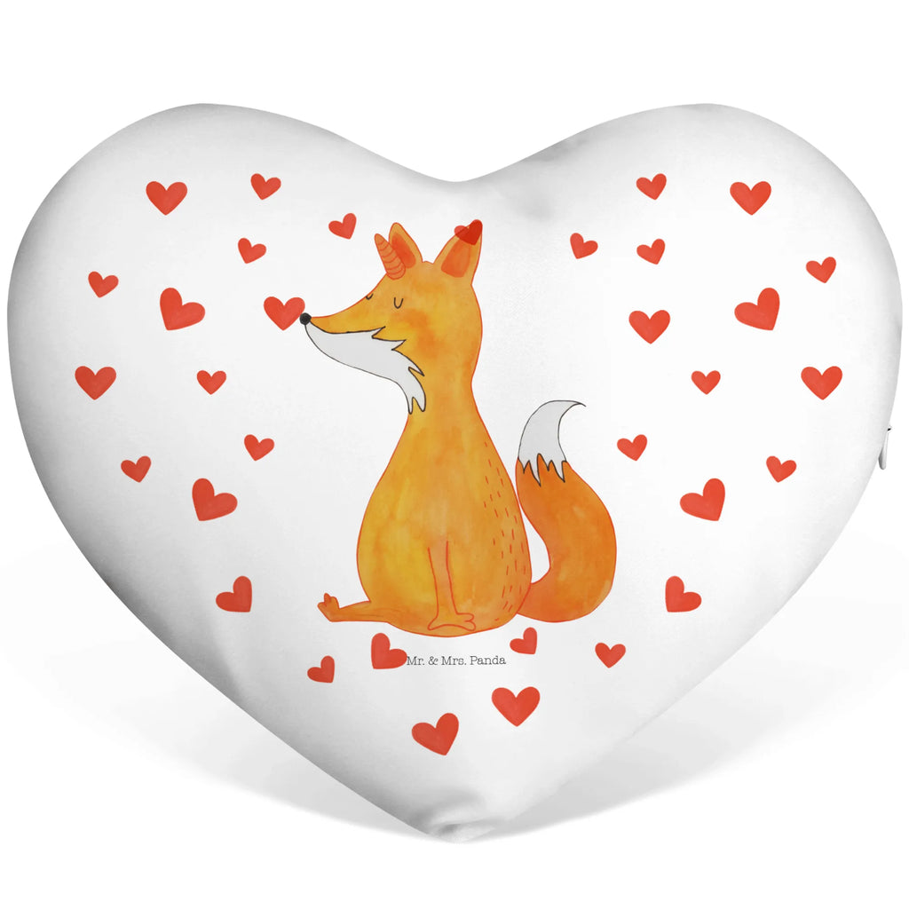 Poduszka w kształcie serca Jednorożec lis Jednorożec, jednorożce, dekoracje jednorożca, jednorożec