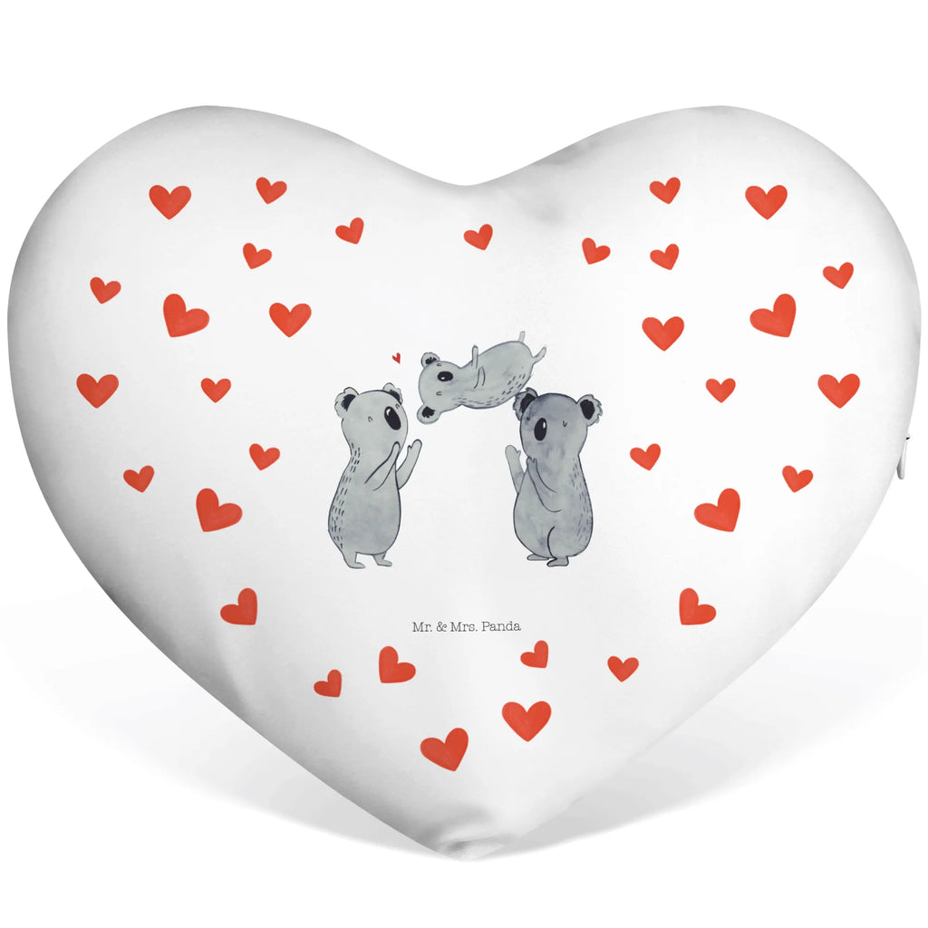 Poduszka w kształcie serca Koale Świętować Urodziny, prezent urodzinowy, prezent