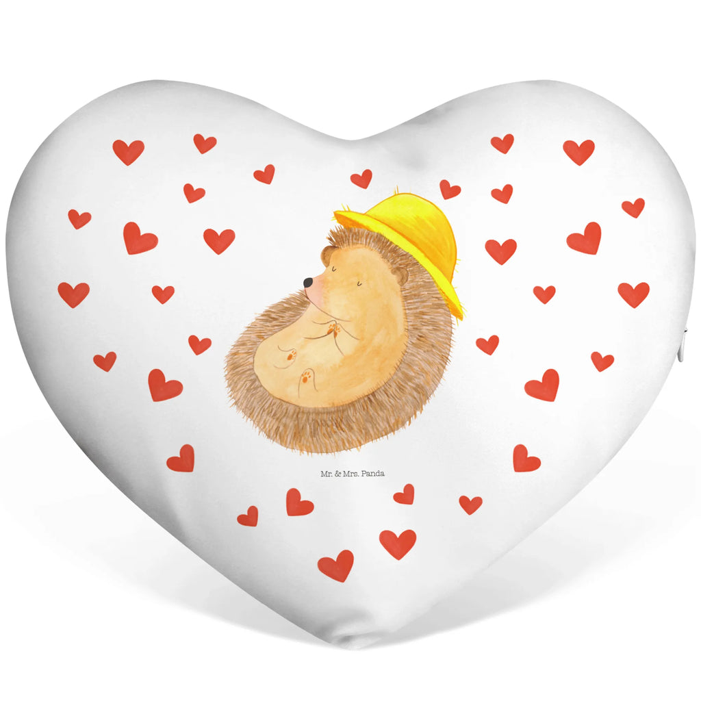 Heart cushion Hedgehog Pray small animals, cute, funny, cute animal motives, hand drawn, small world, funny sayings, good mood, happy, gifts, gift ideas, special gifts, animal lover, card, life, Amen, gratitude, enjoy, God, pray, sun hat, hedgehog, hedgehog with hat, be grateful