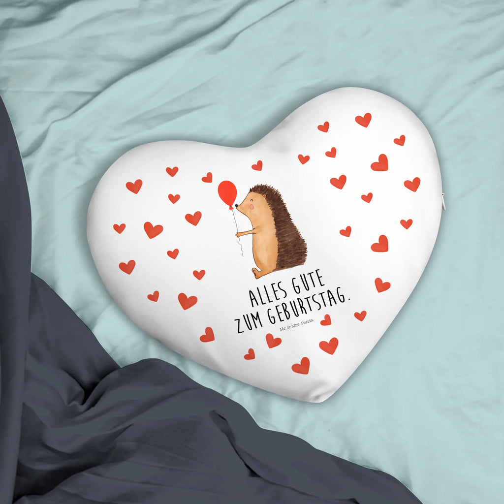Heart cushion Hedgehog balloon small animals, cute, funny, cute animal motives, hand drawn, small world, funny sayings, good mood, happy, gifts, gift ideas, special gifts, animal lover, card, hedgehog, Happy Birthday, Balloon, Birthday Child, Birthday