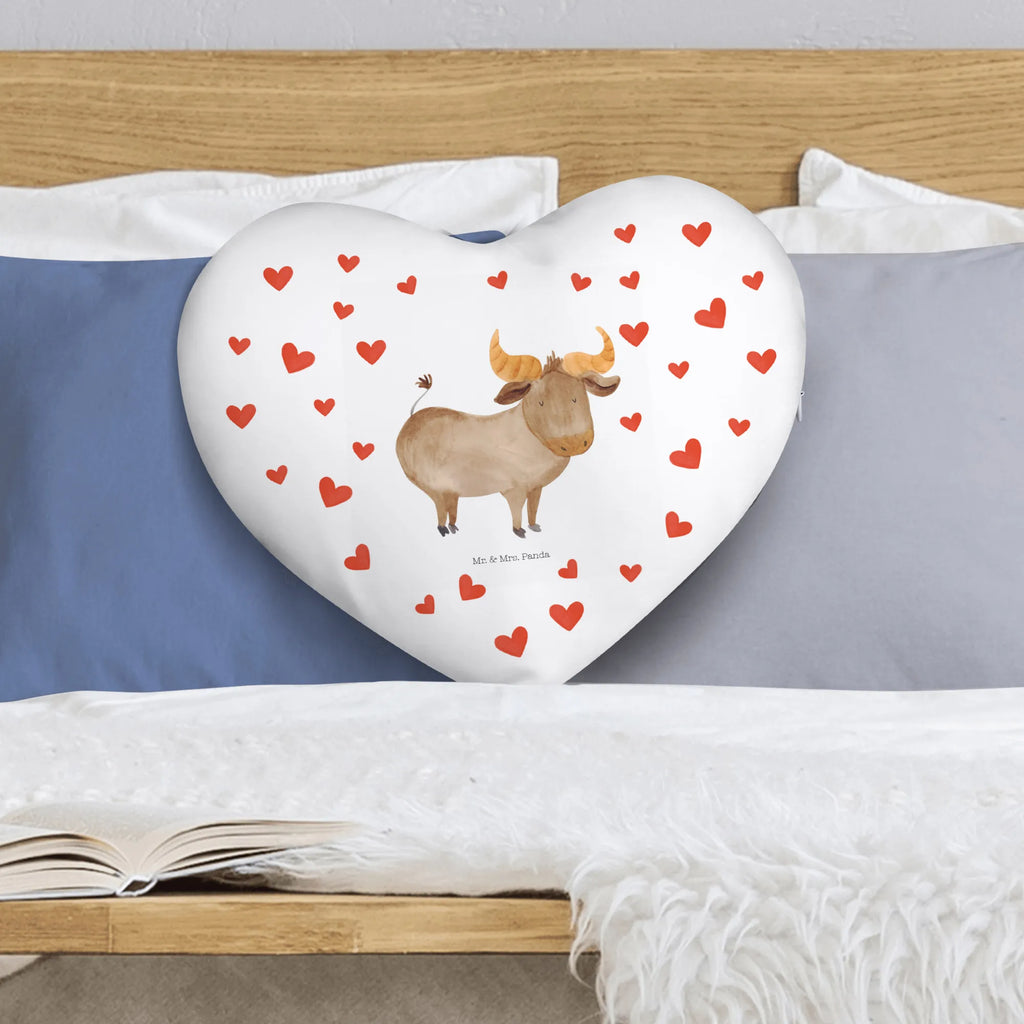Heart cushion Star sign bull constellations, birthdays, astrology, zodiac, date of birth, month of birth, birthday april, gift may, gift april, cattle, bull, birthday may, bull zodiac sign, ox, bull gift