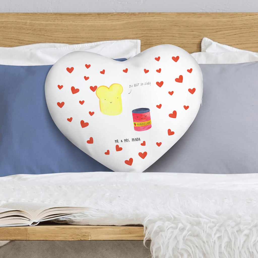 Heart cushion toast jam small animals, cute, funny, cute animal motives, hand drawn, small world, funny sayings, good mood, happy, gifts, gift ideas, special gifts, animal lover, card, kitchen decoration, kitchen saying, sweet, cute postcard, breakfast invitation, bread, dreamteam, Toast, jam, toast