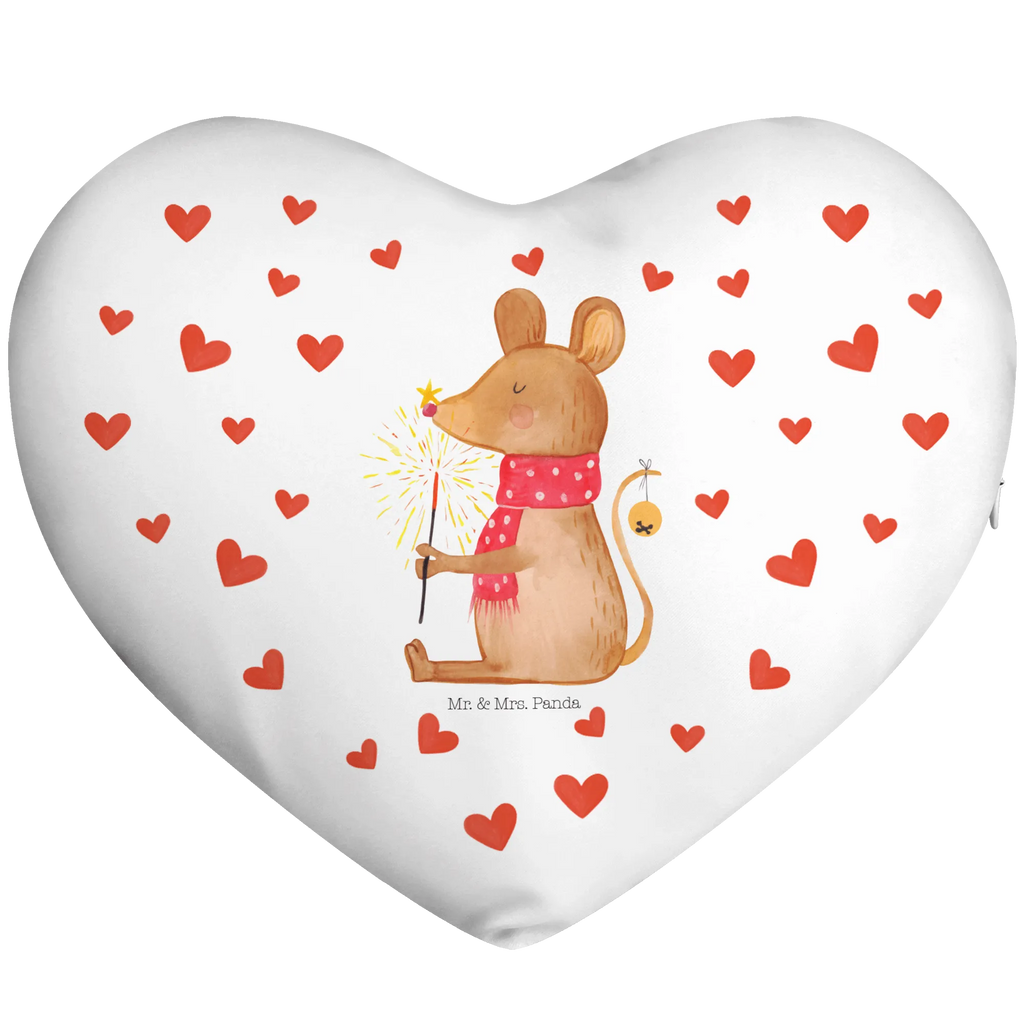 Heart cushion Mouse Christmas Winter, Christmas, Christmas time, snow, christmas, christmas miracle, mouse, christmas motive, christmas greeting, merry christmas