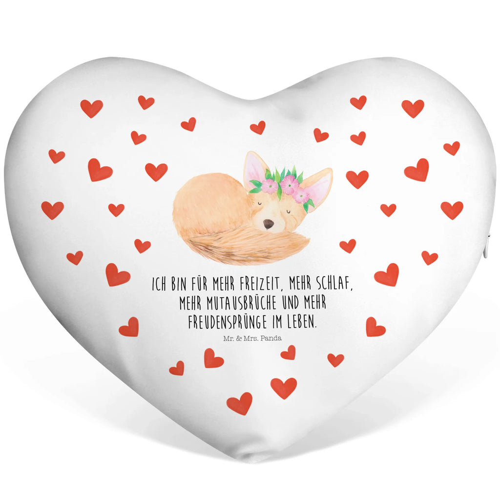 Heart cushion desert fox Flower Africa, happy, desert fox, desert, wreath of flowers, flowers