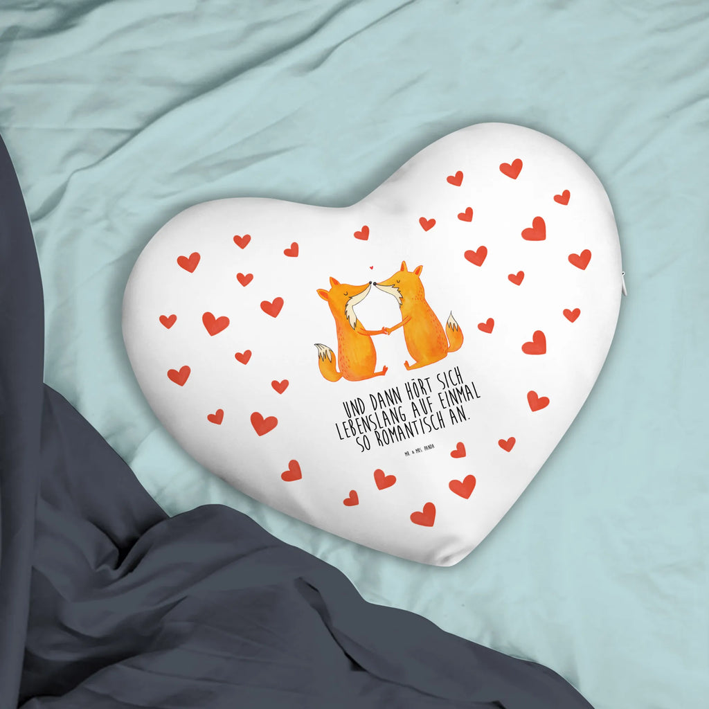 Poduszka w kształcie serca lisy miłość Lis