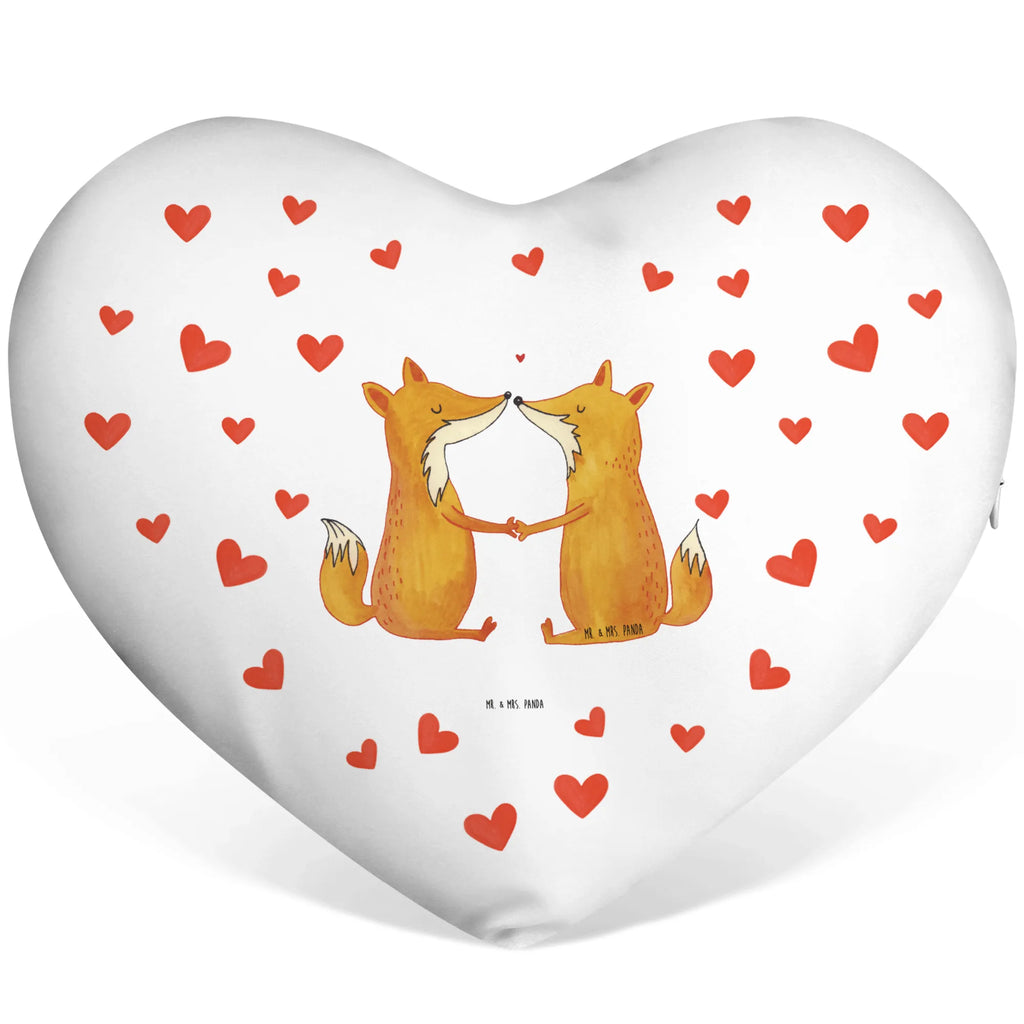 Poduszka w kształcie serca lisy miłość Lis