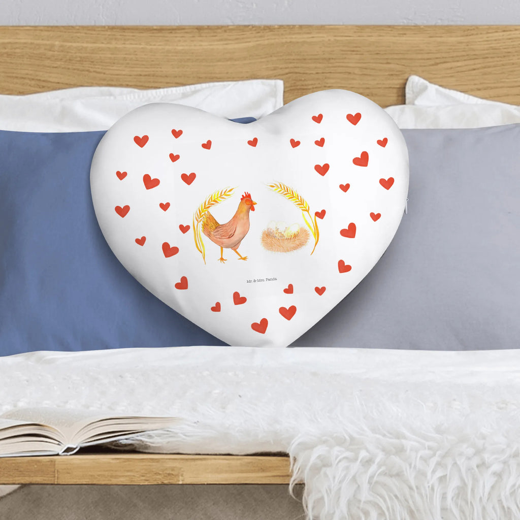 Heart cushion Chicken Proud farm, farm animals, animals, magic, hen, eggs, chicken, motivation, country life, cock, birth, yard, pregnancy, saying