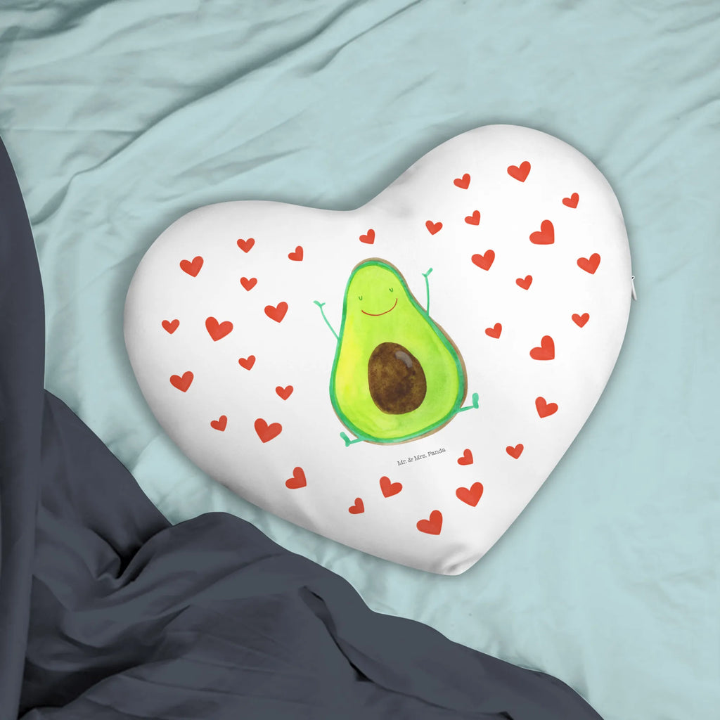 Poduszka w kształcie serca Awokado Szczęśliwy Awokado, Warzywa, Wegan, Zdrowy