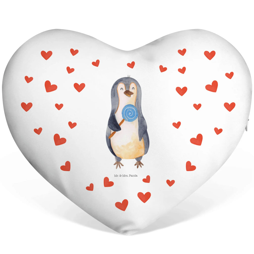Heart cushion Penguin lollipop Penguin, North Pole, Winter, Penguins, hoodlum, penguins, rebel, crook, lollipop, slogan, bullshit, candy