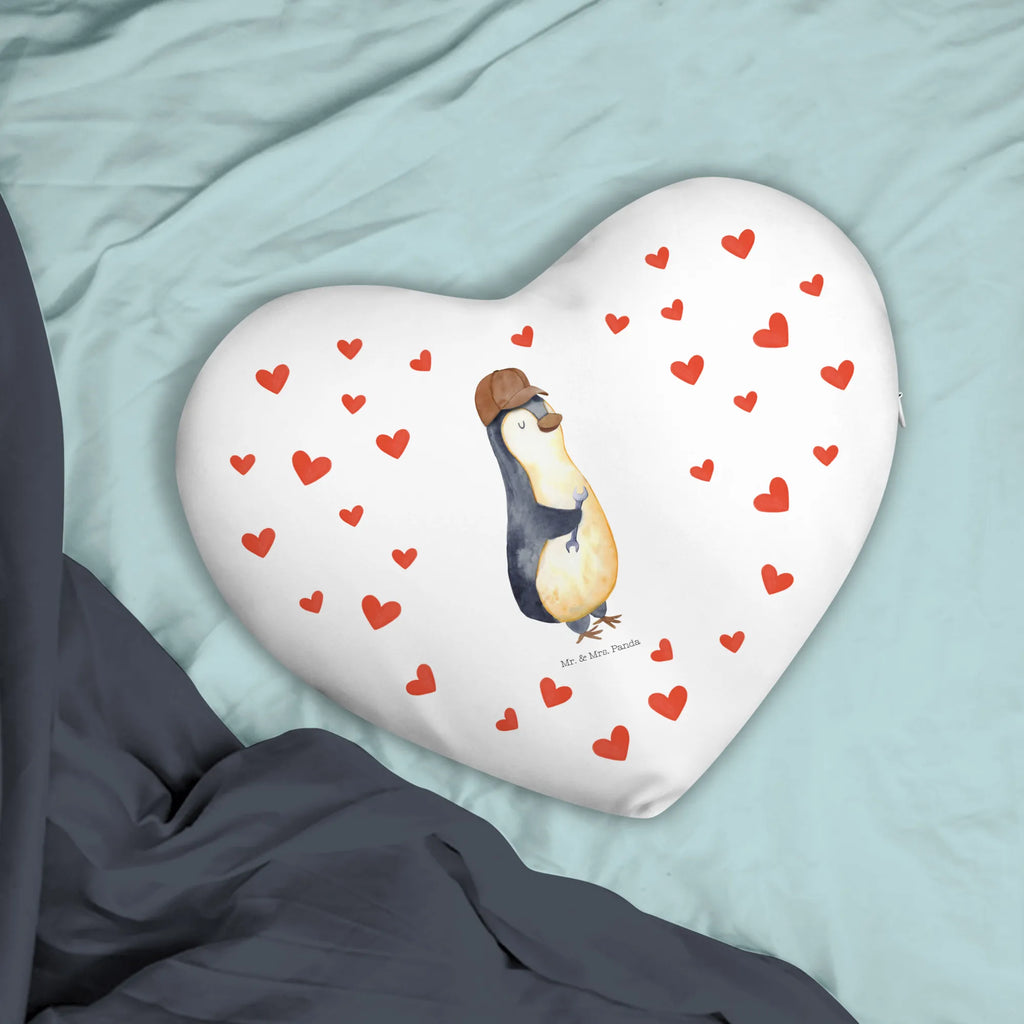 Poduszka w kształcie serca Jeśli tata tego nie naprawi, to jesteśmy w dupie Rodzina, Dzień Ojca, Dzień Matki, brat, siostra, mama, tata, babcia, dziadek