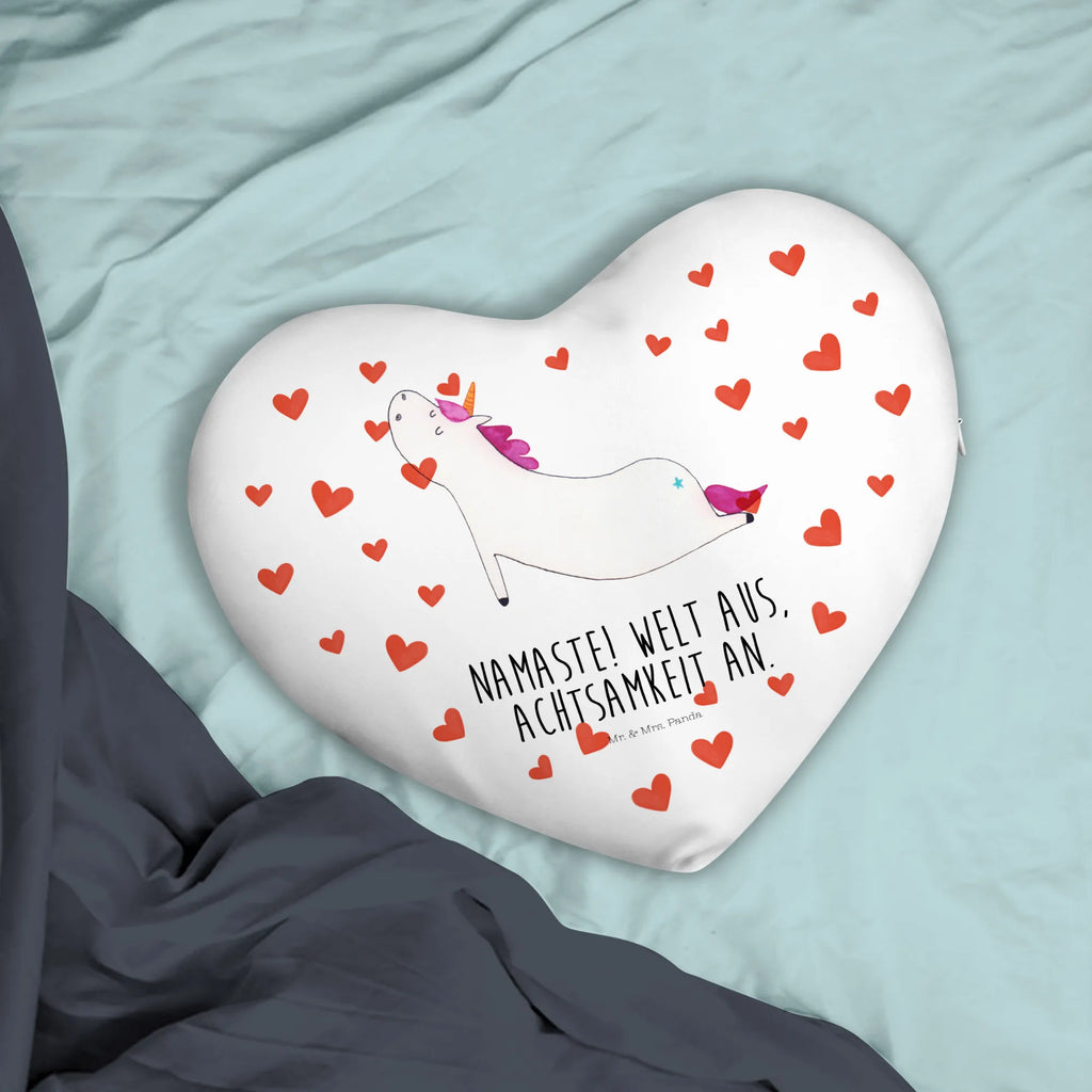 Heart cushion unicorn yoga unicorn, unicorns, sweet, Namaste, funny, sports, gift, mindfulness, Unicorn, yoga, relaxation, present