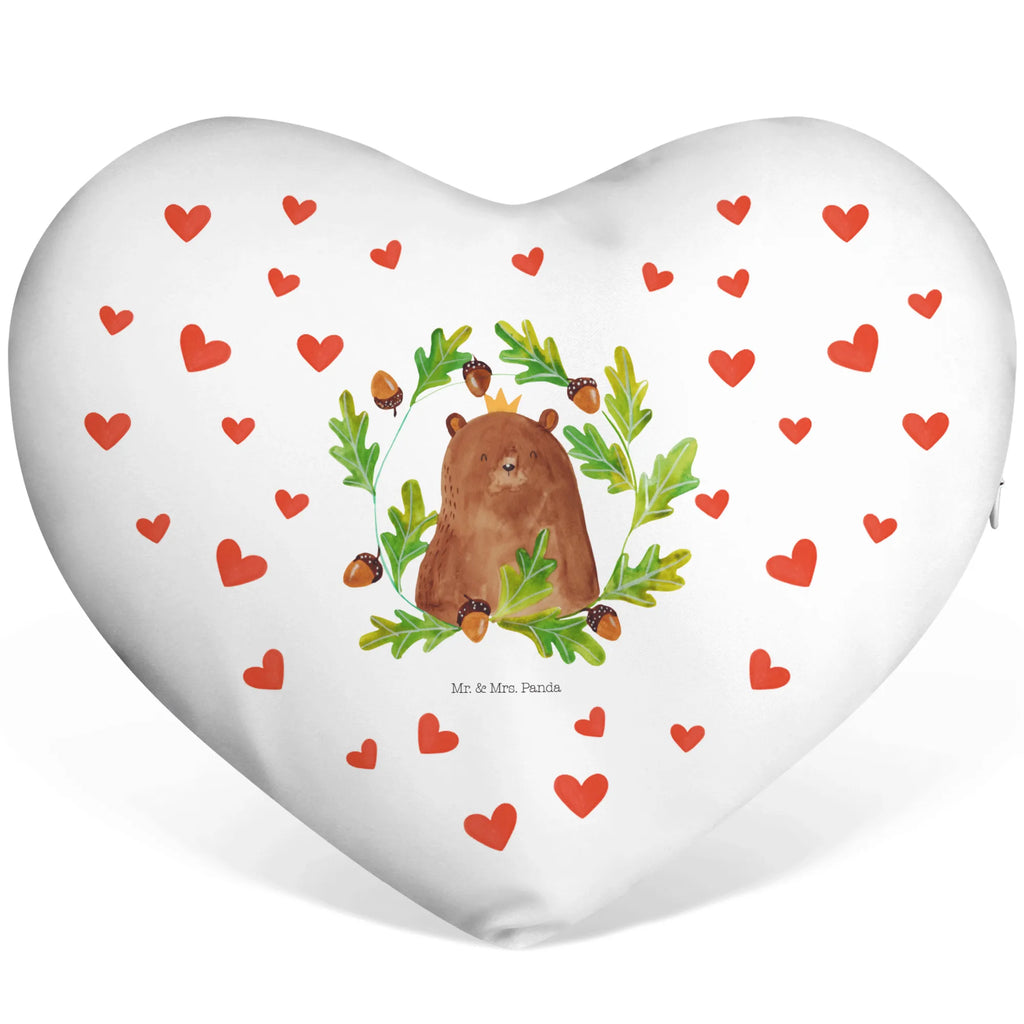 Heart cushion bear king bear, teddy, teddy bear, cuddly toy, Dad, best daddy, Daddy, world best daddy, Bear, Daddy Bear, Father's Day, Father