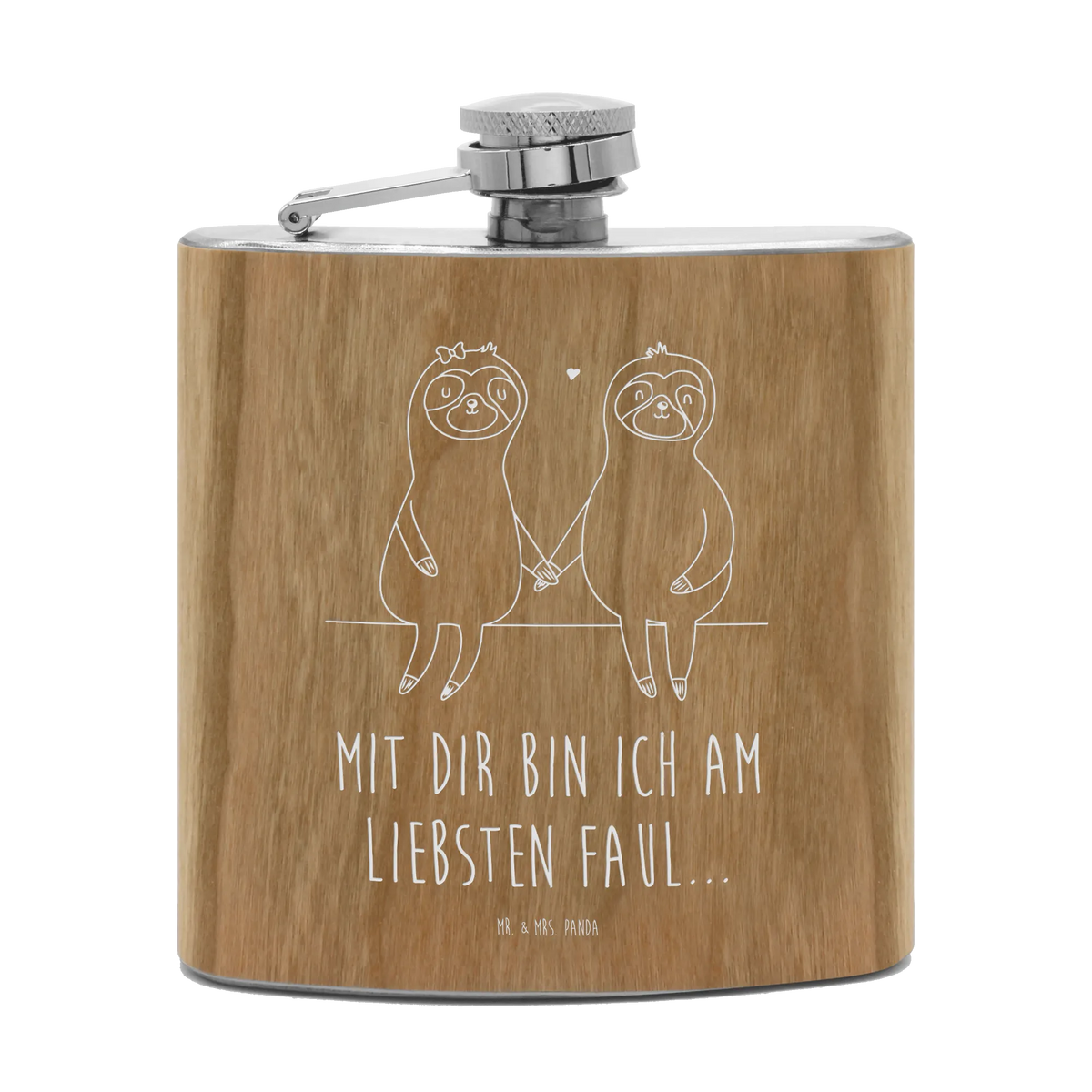 Hipflask sloth pair trend animal, engaged, relax, in love, lovers, favourite animal, sloth love, lazy, sloth couple, together