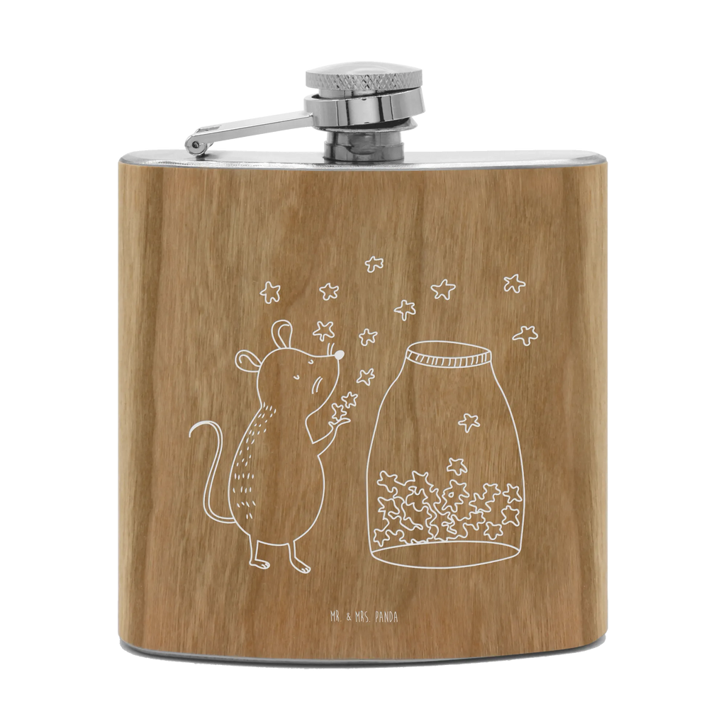 Hipflask Mouse Stars Flachmann Mit Motiv, Taschenflachmann, Flachmann, Hip Flask, Flachmann Personalisiert, Flachmann Aus Edelstahl, Flachmann Mit Gravur, Flachmann Mit Trichter, Flachmann Geschenkidee, Flachmann Für Frauen, Flachmann Für Männer, Flachmann Für Trauzeugen, Flachmann Geschenk, Lustige Sprüche, Tiere, Tiermotive, Gute Laune, Hoffnung, Taufe, Geburt, Wunsch, Taufgeschenk, Kind, Sterne, Träume, Geburtstag, Kindergeburtstag, Maus, Schwangerschaft, Erstes Kind