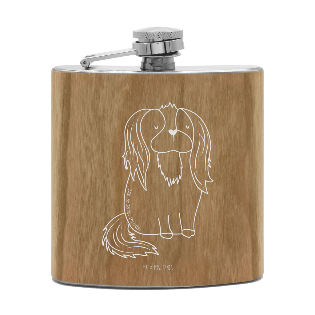 Hipflask Dog Cavalier King Charles Spaniel dog, mutt, hound, woof, dog mama, dog breed, love dogs, love for dogs, dog decorative items, bag with dog print, funny gifts for dog owners, what do you give a dog lover, Christmas gifts for dogs, gifts for dogs, dog sayings, Spaniel, most beautiful dog, Cavalier King Charles Spaniel, Sayings, Cocker Spaniel, Dog
