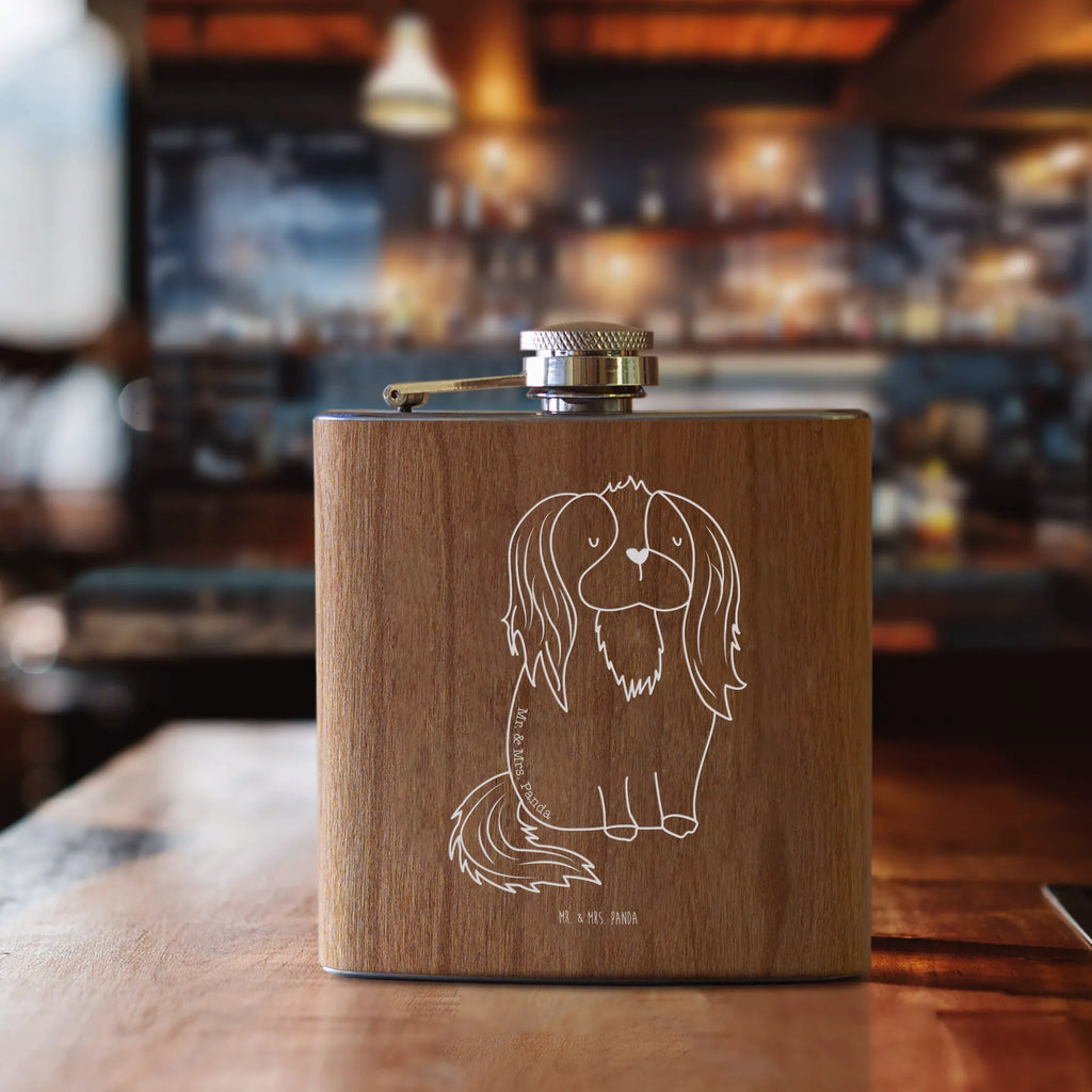 Hipflask Dog Cavalier King Charles Spaniel dog, mutt, hound, woof, dog mama, dog breed, love dogs, love for dogs, dog decorative items, bag with dog print, funny gifts for dog owners, what do you give a dog lover, Christmas gifts for dogs, gifts for dogs, dog sayings, Spaniel, most beautiful dog, Cavalier King Charles Spaniel, Sayings, Cocker Spaniel, Dog