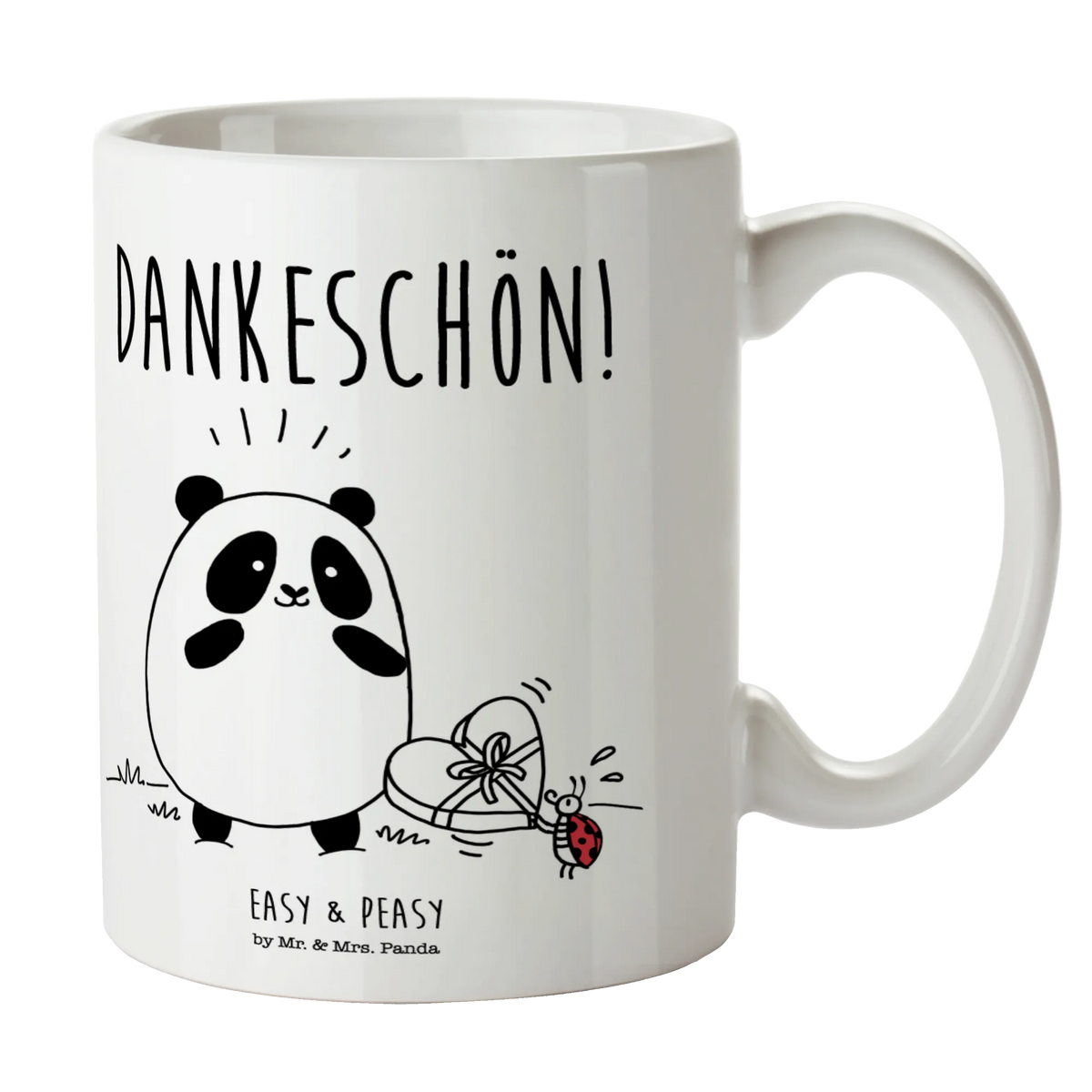 Mug Panda Thank you latte mug, coffee mug, mug with quotes, personalized mug, office mug, tea mug, mug with designs, novelty mug, mug, porcelain mug, gift mug, custom mug, ceramic mug
