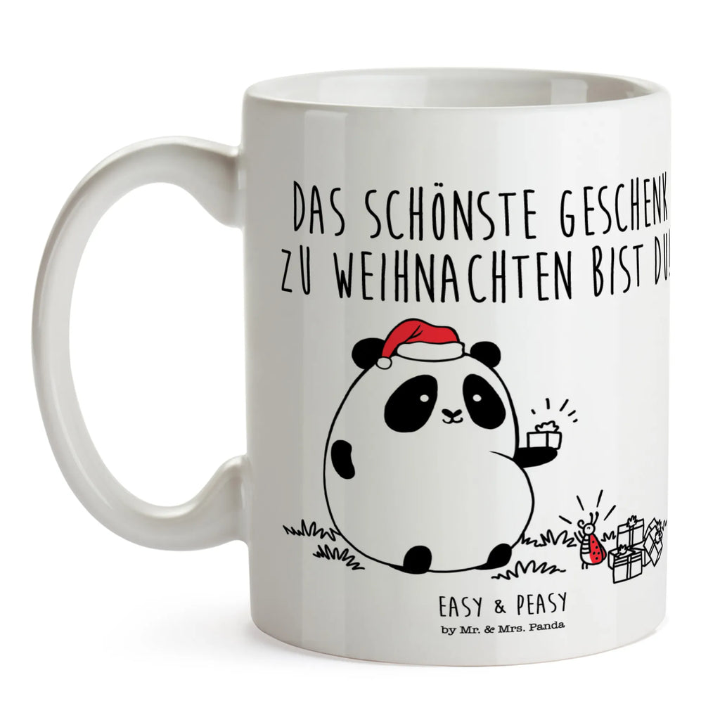 Tasse Easy & Peasy Weihnachtsgeschenk Keramiktasse, Kaffeetasse, Porzellantasse, Bürotasse, Tasse, Teetasse, Geschenktasse, Tasse mit Zitaten, Tasse mit Motiven