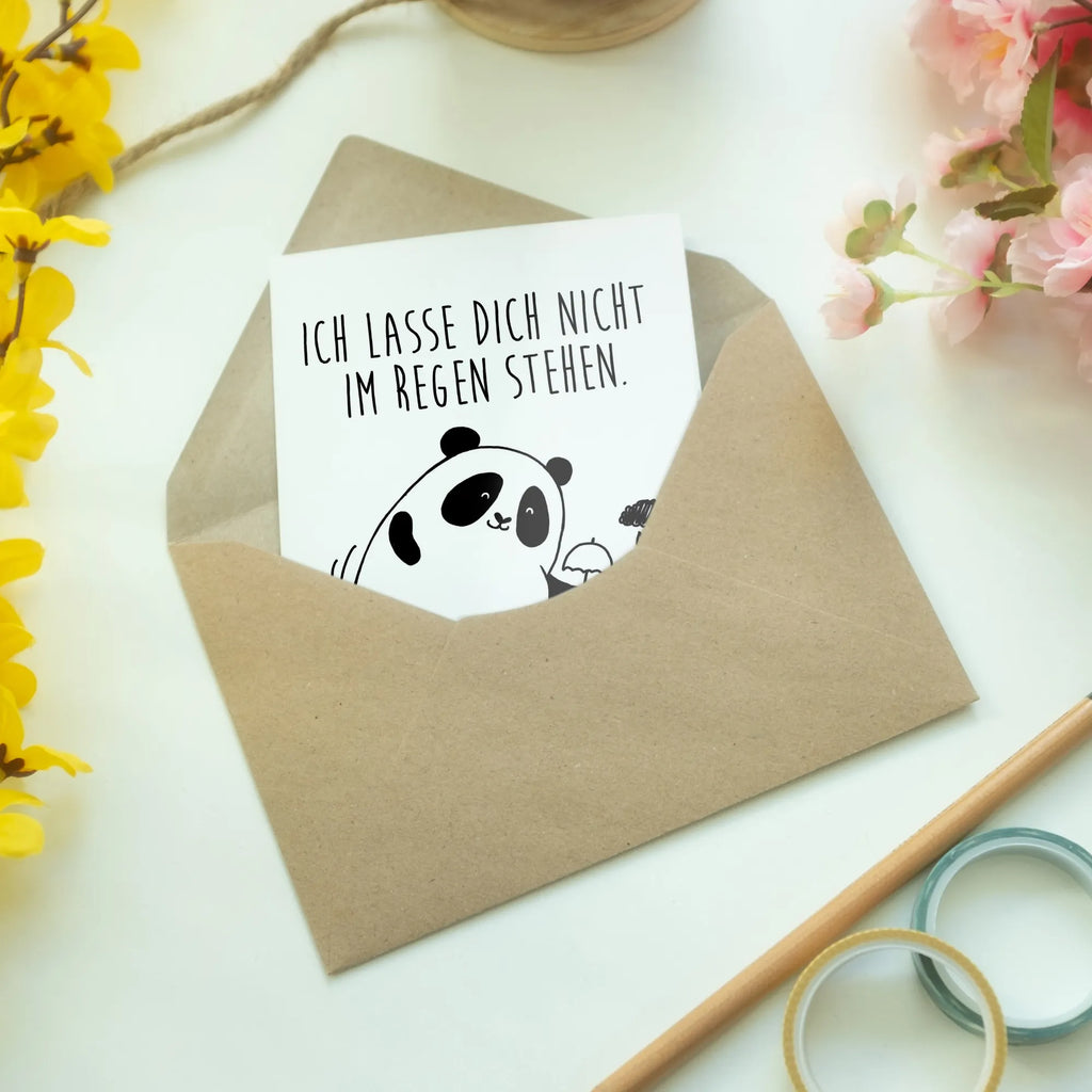 Kartka okolicznościowa Panda Solidarność Glückwunschkarte, Ansichtskarten, Hochzeitskarte, Klappkarte, Geburtstagskarte, Einladungskarte, Grußkarte, Karte