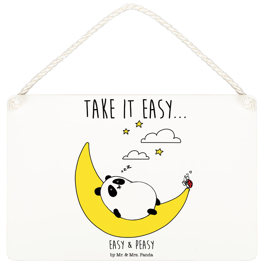 Decorative sign Panda Easy Deko Schild, Deko Wandtafel, hängeschild, dekotafel, Schild mit Spruch, Holztafel, dekoschilder, Küchenschild, wandhänger, wandtafel, Schild, Dekoschild, Holzschild, dekoration schild, sprüche schild, Wandschild, Türschild, Badschild, Spruchschild, Motivschild, Türschild Familie, holzbild