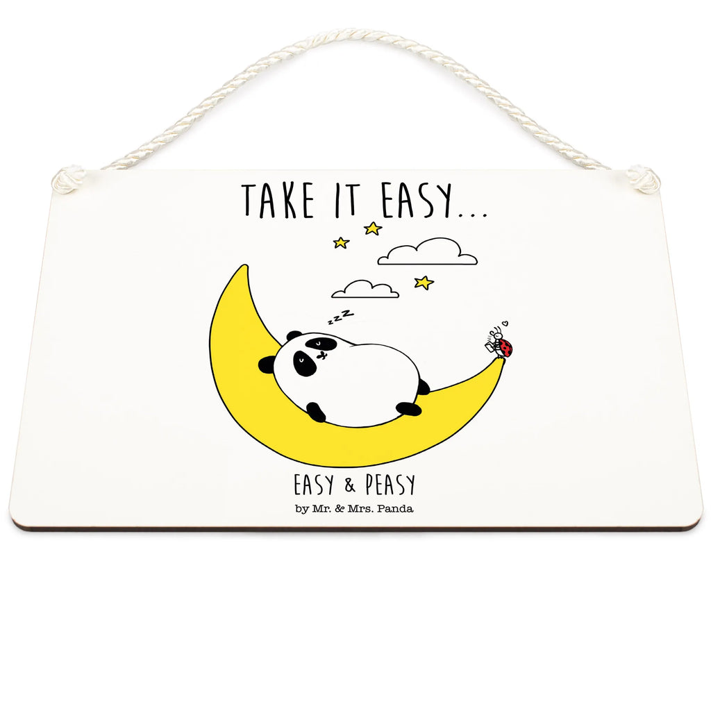 Decorative sign Panda Easy Deko Schild, Deko Wandtafel, hängeschild, dekotafel, Schild mit Spruch, Holztafel, dekoschilder, Küchenschild, wandhänger, wandtafel, Schild, Dekoschild, Holzschild, dekoration schild, sprüche schild, Wandschild, Türschild, Badschild, Spruchschild, Motivschild, Türschild Familie, holzbild