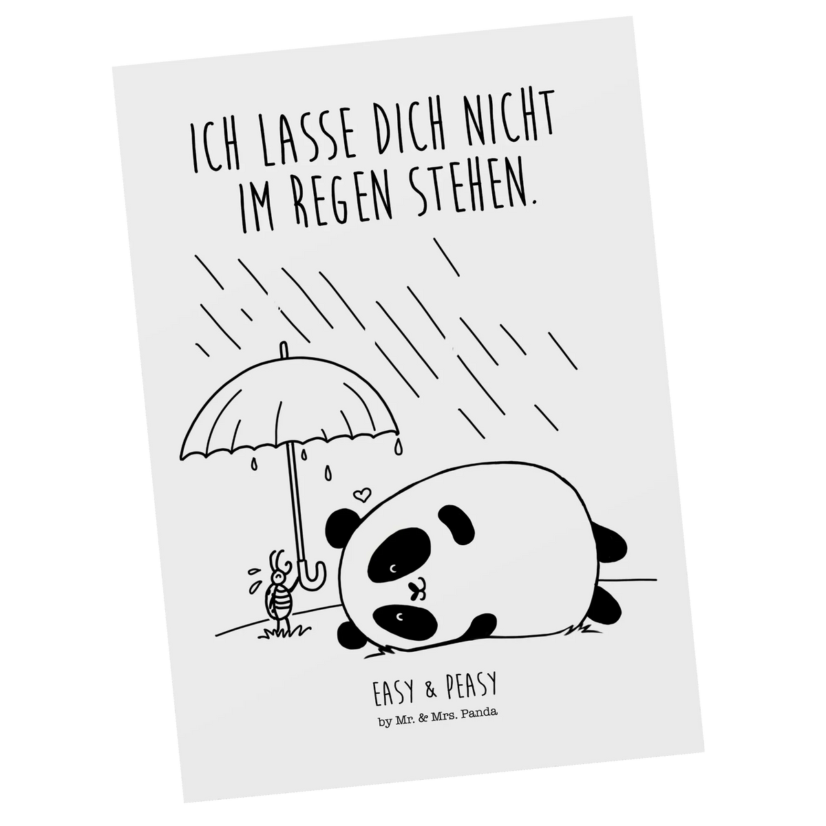 Postkarte Panda Freundschaft Fotokarte, Kunstkarten, bildkarte, Ansichtskarten, spruchkarte, Postkarte, kunstkarte, einzelkarte, Postkarten, Designkarte, Grußkarte, Motivkarte, Ansichtskarte