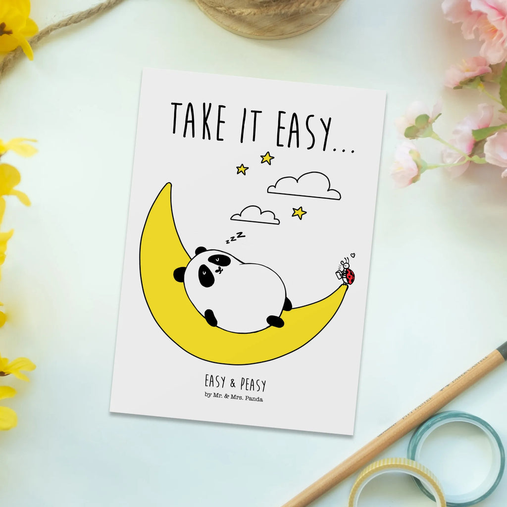 Postcard Panda Easy gift card, card, gift, letter, Postcard, invitation, postcards, invitation card, paper