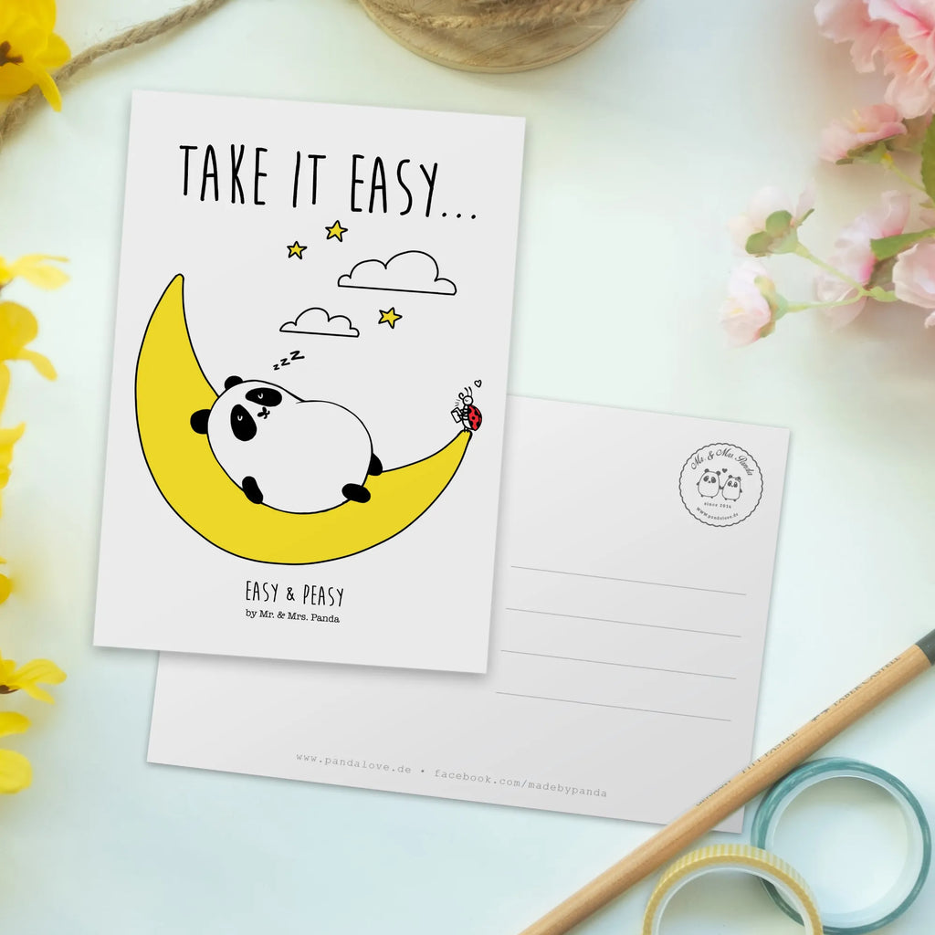 Postcard Panda Easy gift card, card, gift, letter, Postcard, invitation, postcards, invitation card, paper