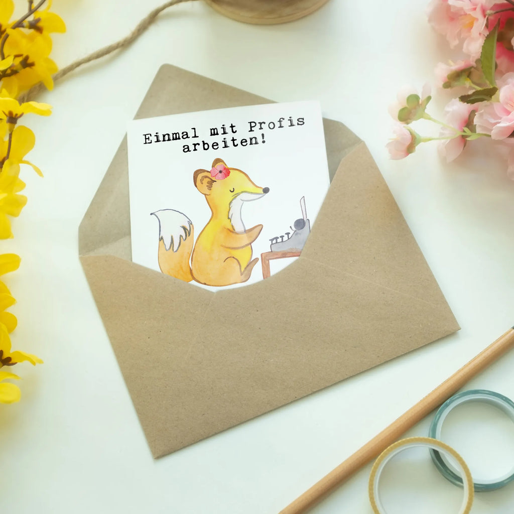 Greetings card Secretary Passion wedding card, folding card, greeting card, birthday card, invitation card, gift, gift idea, best, farewell gift, passing exam, anniversary, retirement, promotion, job start, sayings, funny, profession