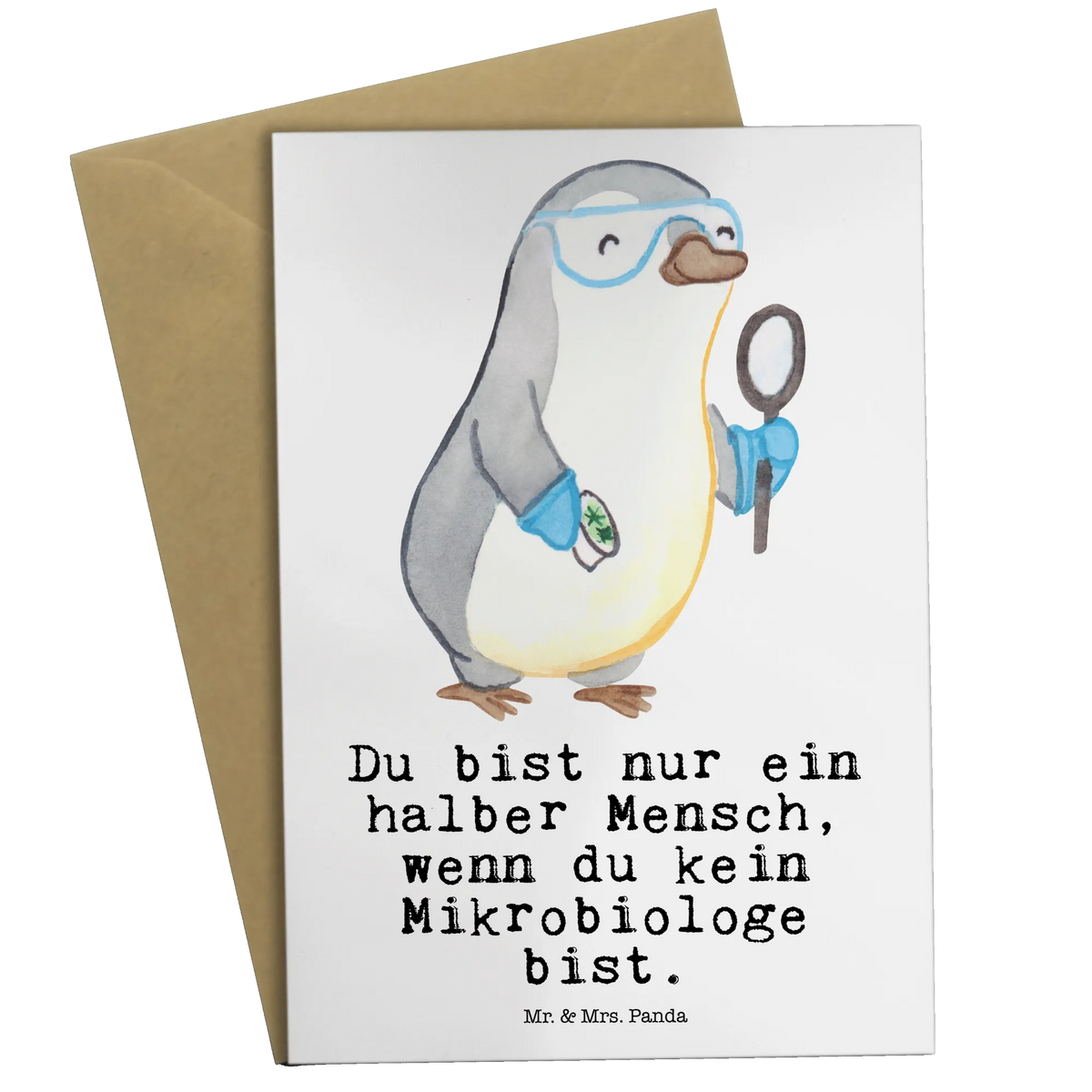 Greetings card Microbiologist heart anniversary, retirement, promotion, job start, profession, sayings, gift, gift idea, best, farewell gift, passing exam