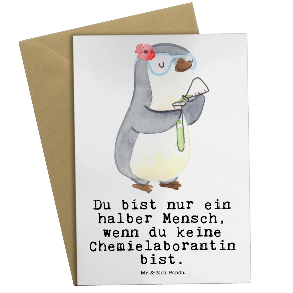 Greetings card Chemical Laboratory Technician heart folding card, greeting card, invitation card, birthday card, wedding card, gift, gift idea, best, farewell gift, passing exam, anniversary, retirement, promotion, job start, sayings, funny, profession