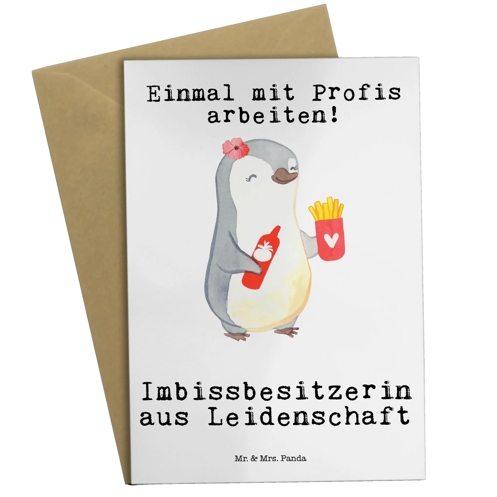 Greetings card snack bar owner Passion birthday card, greeting card, folding card, wedding card, invitation card, gift, gift idea, best, farewell gift, passing exam, anniversary, retirement, promotion, job start, sayings, funny, profession