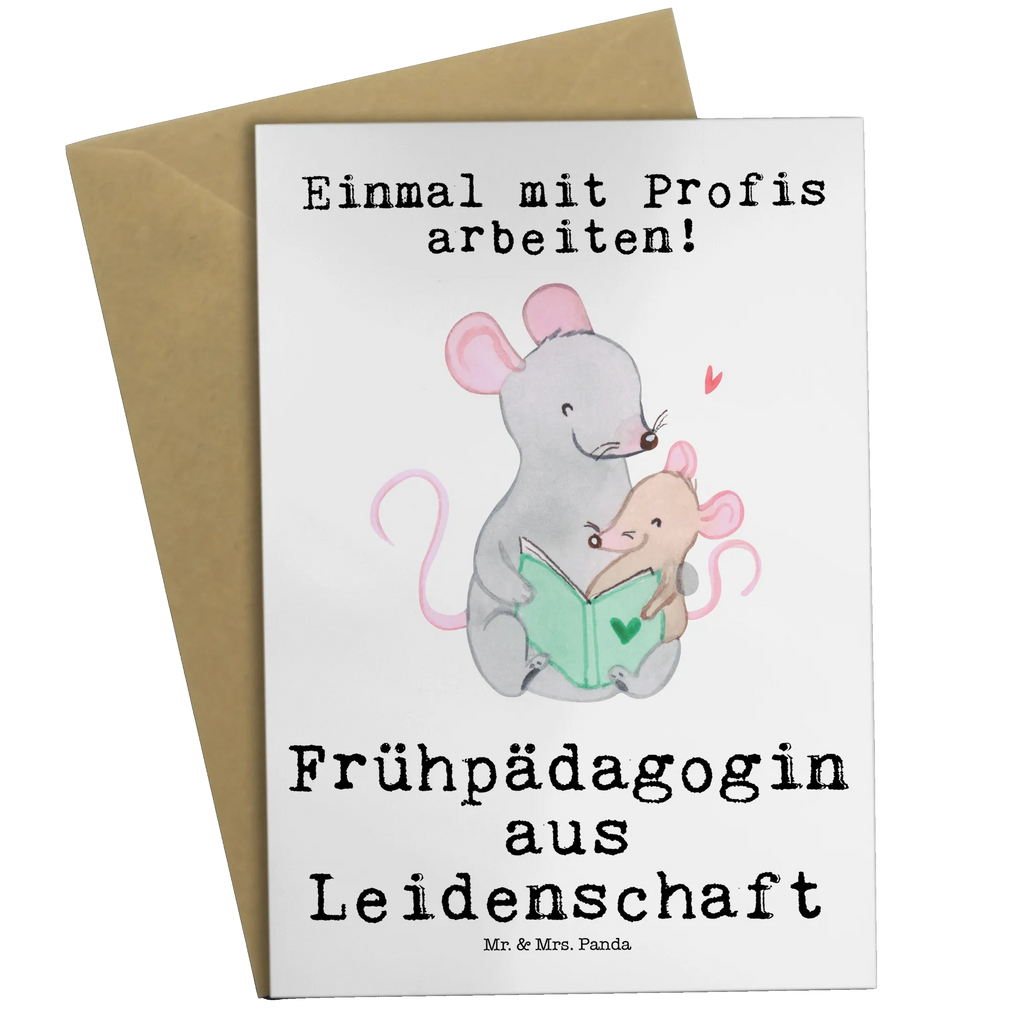 Greetings card Early childhood educator Passion invitation card, wedding card, birthday card, greeting card, folding card, gift, gift idea, best, farewell gift, passing exam, anniversary, retirement, promotion, job start, sayings, funny, profession