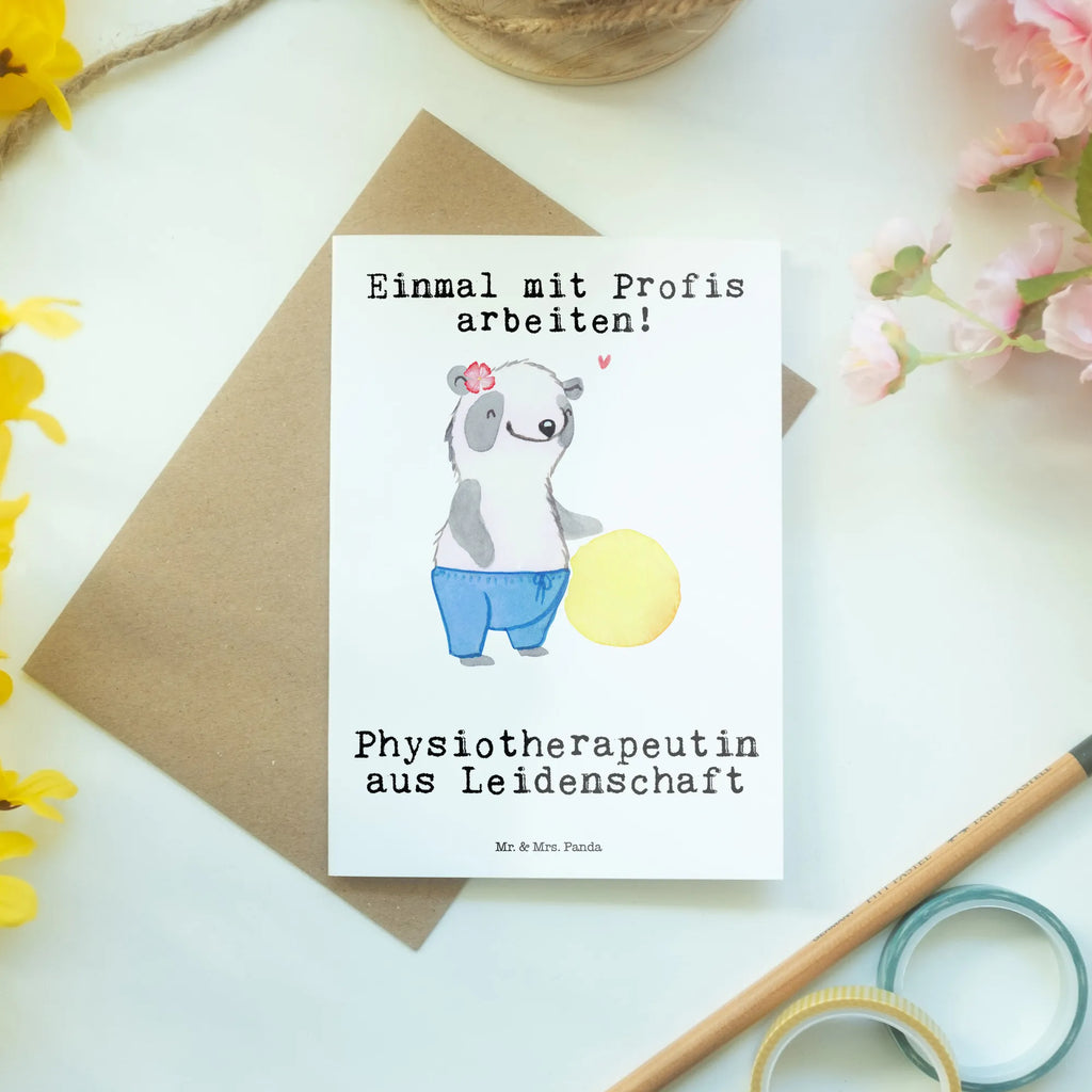 Greetings card Physiotherapist Passion birthday card, folding card, greeting card, invitation card, wedding card, gift, gift idea, best, farewell gift, passing exam, anniversary, retirement, promotion, job start, sayings, funny, profession