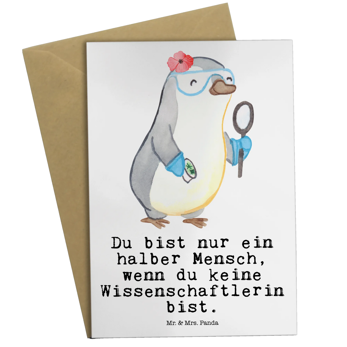 Greetings card Scientist Heart folding card, wedding card, invitation card, greeting card, birthday card, gift, gift idea, best, farewell gift, passing exam, anniversary, retirement, promotion, job start, sayings, funny, profession
