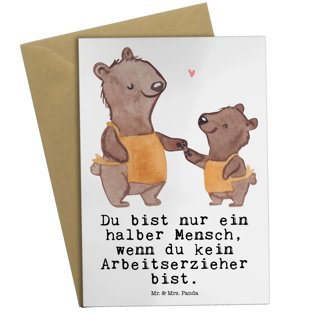 Greetings card work educator heart Geburtstagskarte, Ansichtskarten, Einladungskarte, Karte, Glückwunschkarte, Grußkarte, Hochzeitskarte, Klappkarte, Beruf, Ausbildung, Jubiläum, Abschied, Rente, Kollege, Kollegin, Geschenk, Schenken, Arbeitskollege, Mitarbeiter, Firma, Danke, Dankeschön, Studium, Arbeitspädagoge, Arbeitserzieher