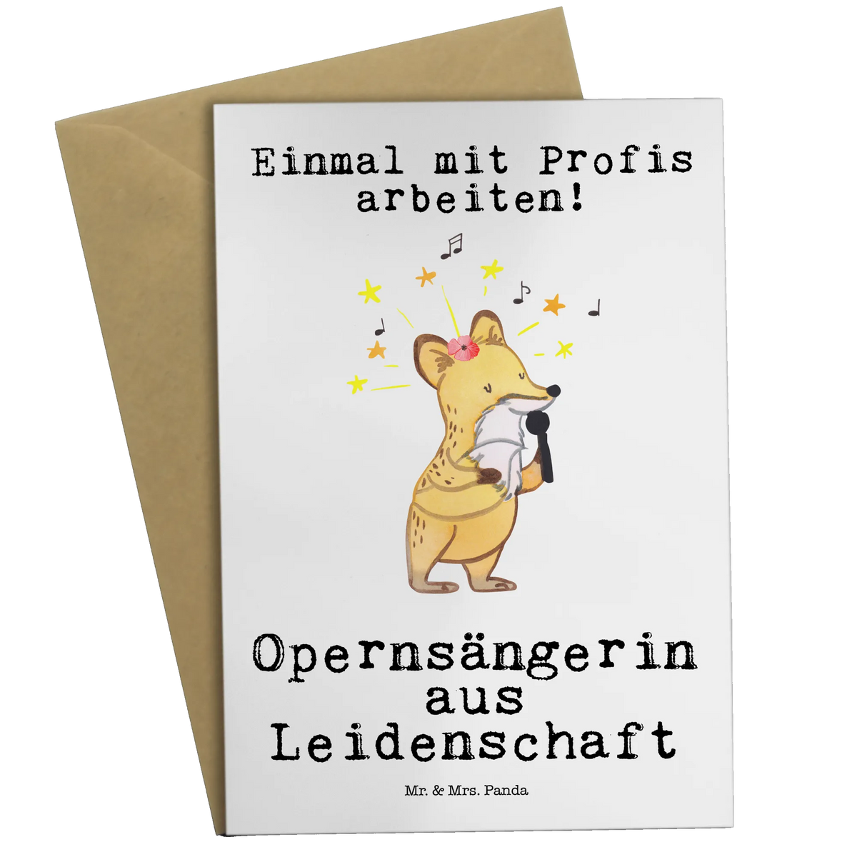 Greetings card opera singer Passion folding card, birthday card, greeting card, invitation card, wedding card, gift, gift idea, best, farewell gift, passing exam, anniversary, retirement, promotion, job start, sayings, funny, profession