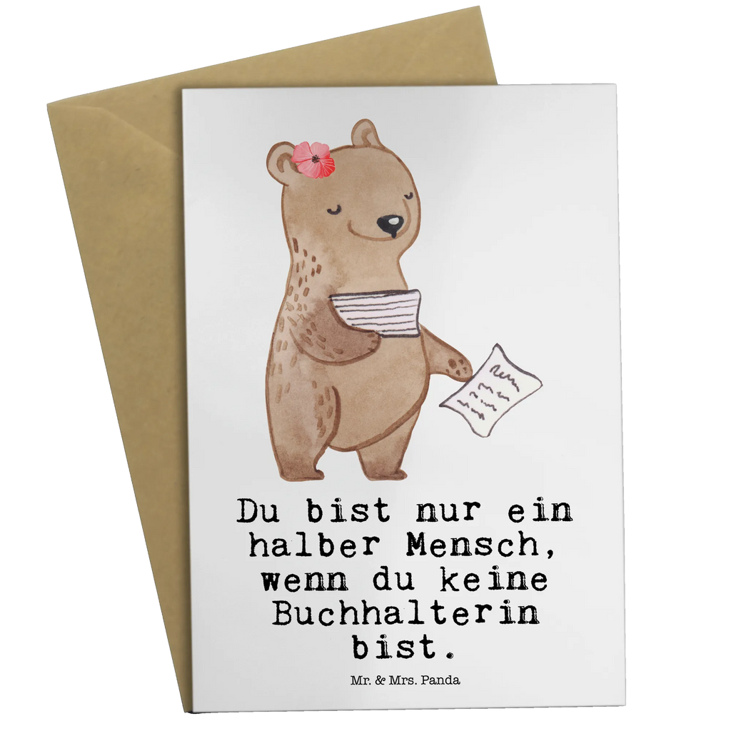 Greetings card Bookkeeper Heart birthday card, invitation card, wedding card, greeting card, folding card, gift, gift idea, best, farewell gift, passing exam, anniversary, retirement, promotion, job start, sayings, funny, profession