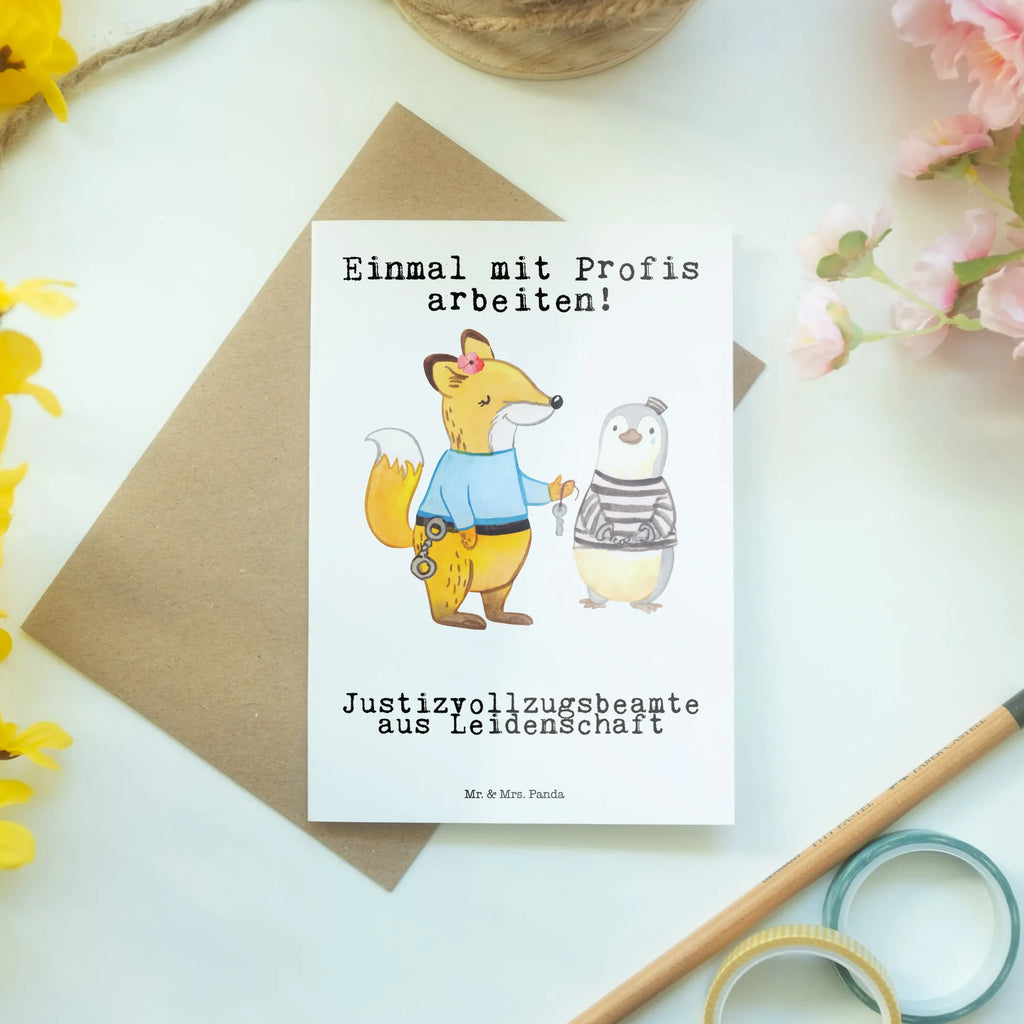 Greetings card correctional officer Passion greeting card, birthday card, folding card, wedding card, invitation card, gift, gift idea, best, farewell gift, passing exam, anniversary, retirement, promotion, job start, sayings, funny, profession