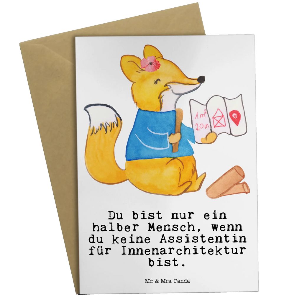 Kartka okolicznościowa Asystentka ds. architektury wnętrz serce Zawód, Wykształcenie, Jubileusz, Pożegnanie, Emerytura, Kolega, Koleżanka, Prezent, Dawać, Pracownik, Współpracownik, Firma, Dziękuję, Dziękuję bardzo