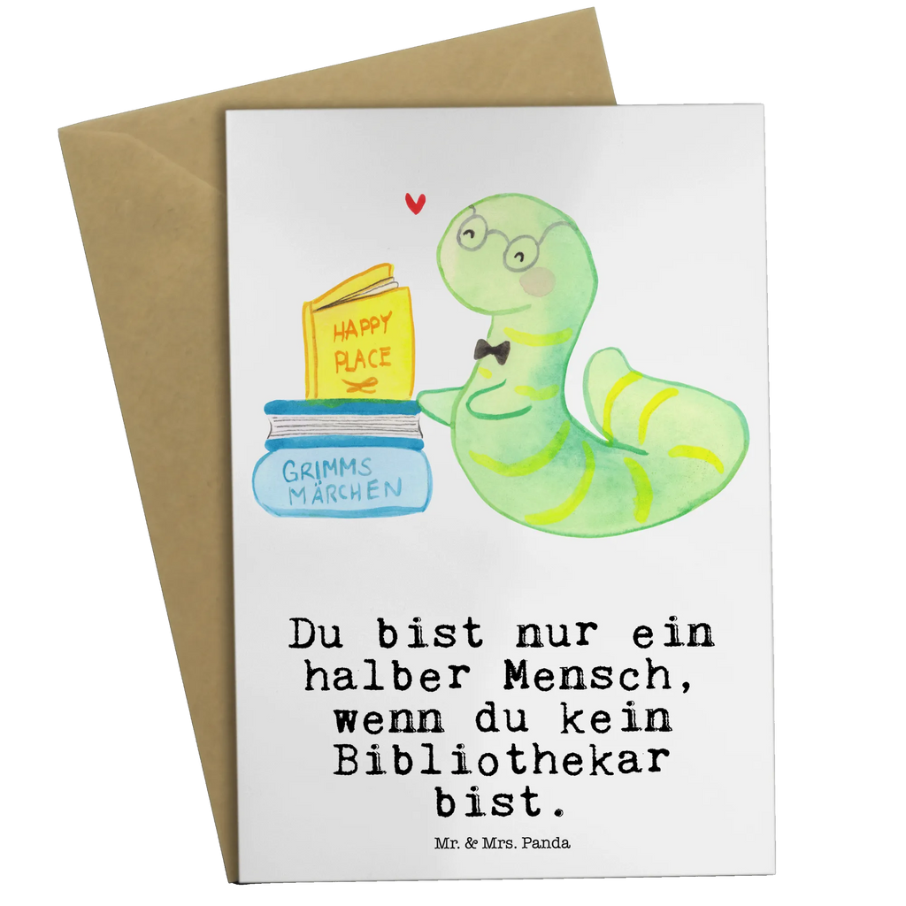 Greetings card librarian Heart folding card, greeting card, wedding card, invitation card, birthday card, gift, gift idea, best, farewell gift, passing exam, anniversary, retirement, promotion, job start, sayings, funny, profession