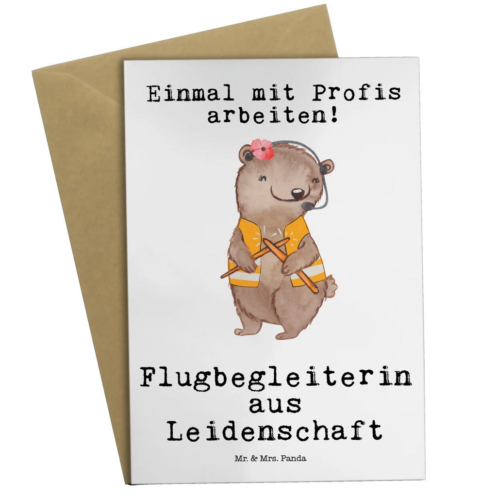 Grußkarte Flugbegleiterin aus Leidenschaft Ansichtskarten, Geburtstagskarte, Grußkarte, Klappkarte, Karte, Hochzeitskarte, Einladungskarte, Glückwunschkarte, Beruf, Ausbildung, Jubiläum, Abschied, Rente, Kollege, Kollegin, Geschenk, Schenken, Arbeitskollege, Mitarbeiter, Firma, Danke, Dankeschön, Flugbegleiterin, Flugstewardess, Flight-Attendant, Stewardess