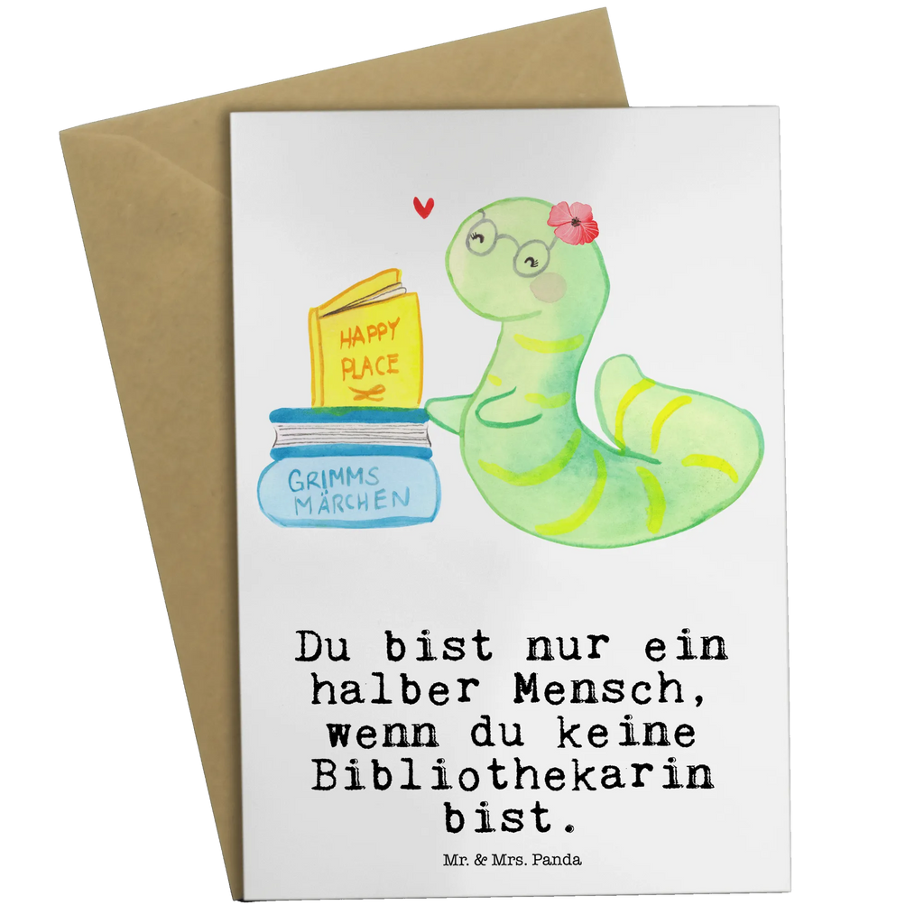 Greetings card Librarian Heart folding card, greeting card, birthday card, invitation card, wedding card, gift, gift idea, best, farewell gift, passing exam, anniversary, retirement, promotion, job start, sayings, funny, profession