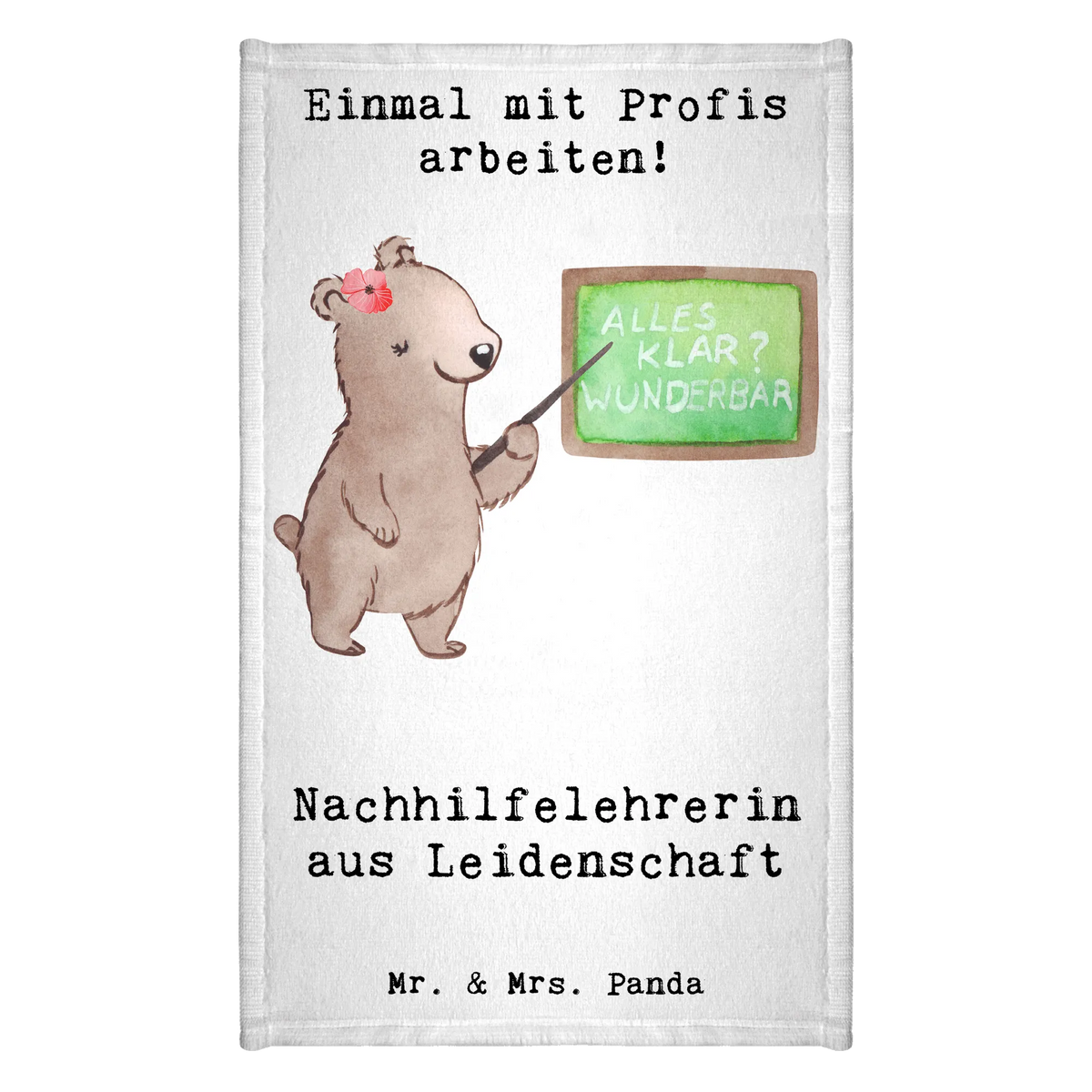 Ręcznik dla gości Korepetytorka pasja Zawód, Wykształcenie, Jubileusz, Pożegnanie, Emerytura, Kolega, Koleżanka, Prezent, Dawać, Pracownik, Współpracownik, Firma, Dziękuję, Dziękuję bardzo